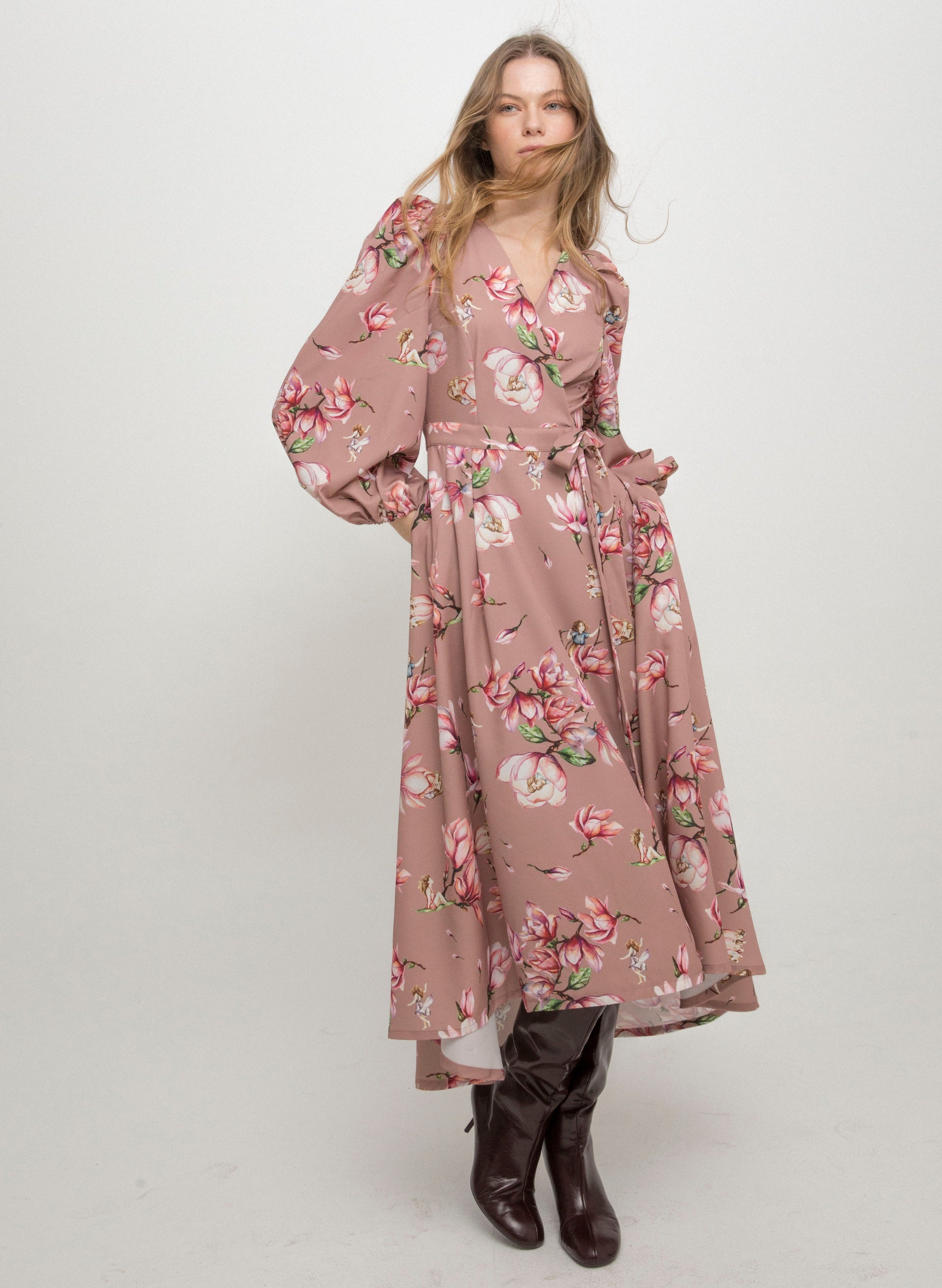 Leymah DRESS - Magnolia Dark Nude | MAGNOLIA |