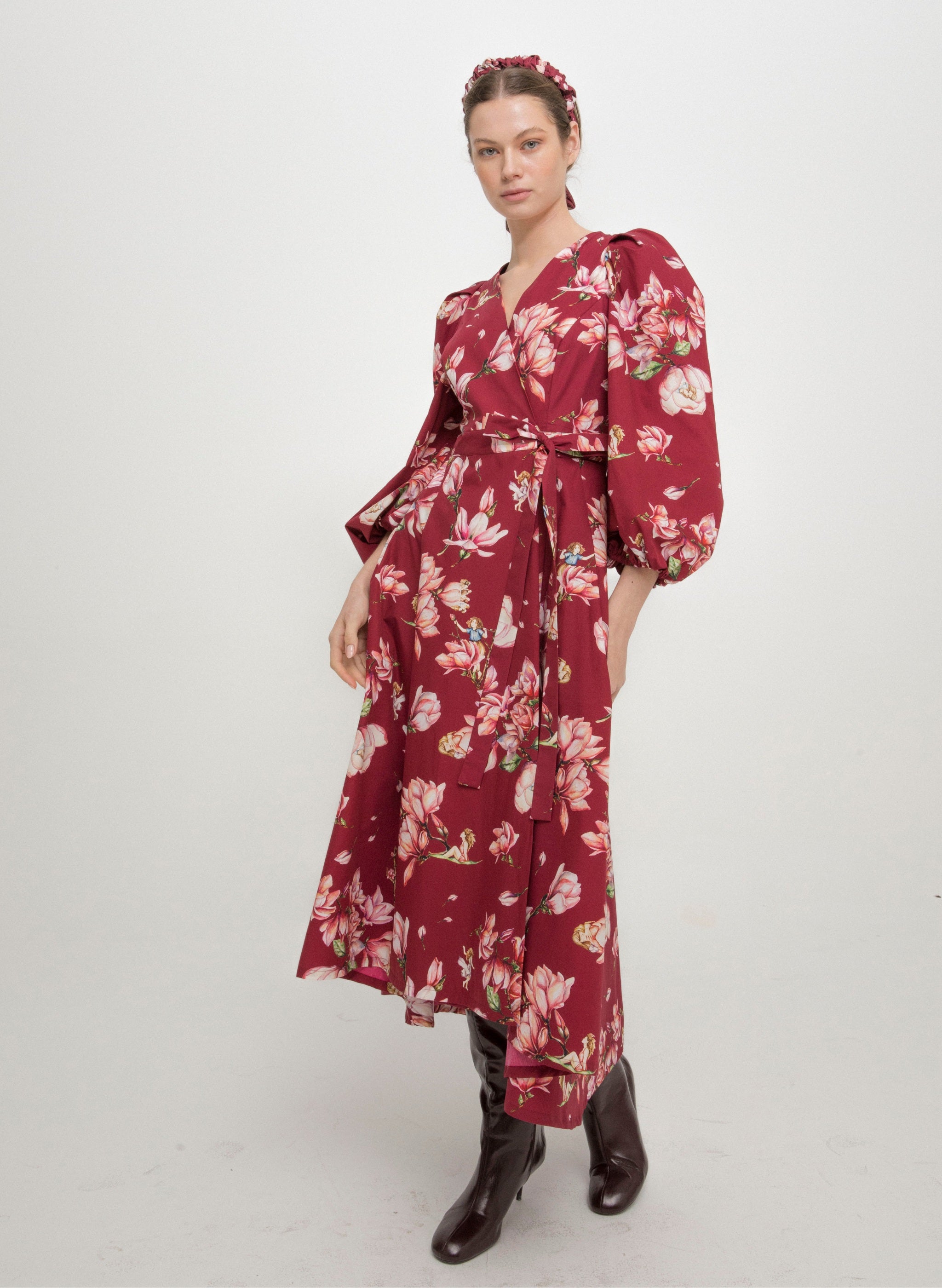 Leymah DRESS - Magnolia Bordeaux | MAGNOLIA |