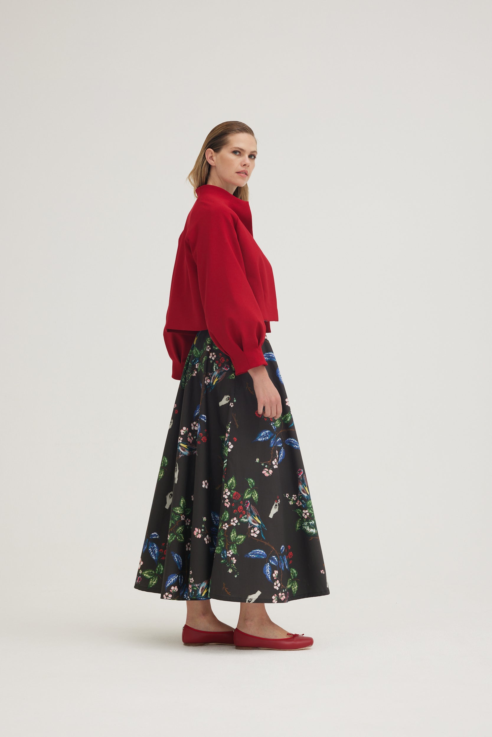 MIA Coat - Red | The Mulberry | LIMITED EDITION