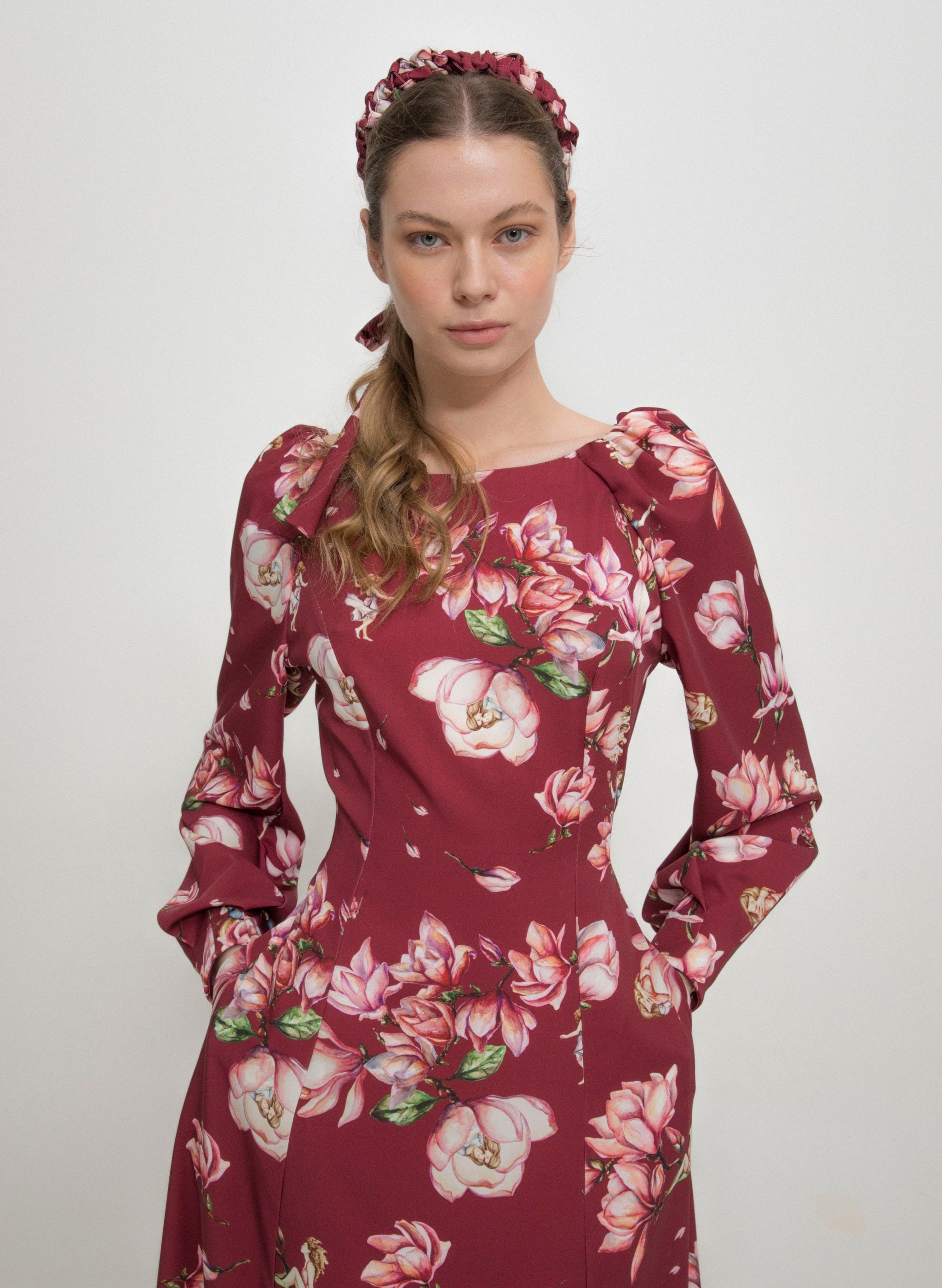 Nadia DRESS - Magnolia Bordeaux | MAGNOLIA |