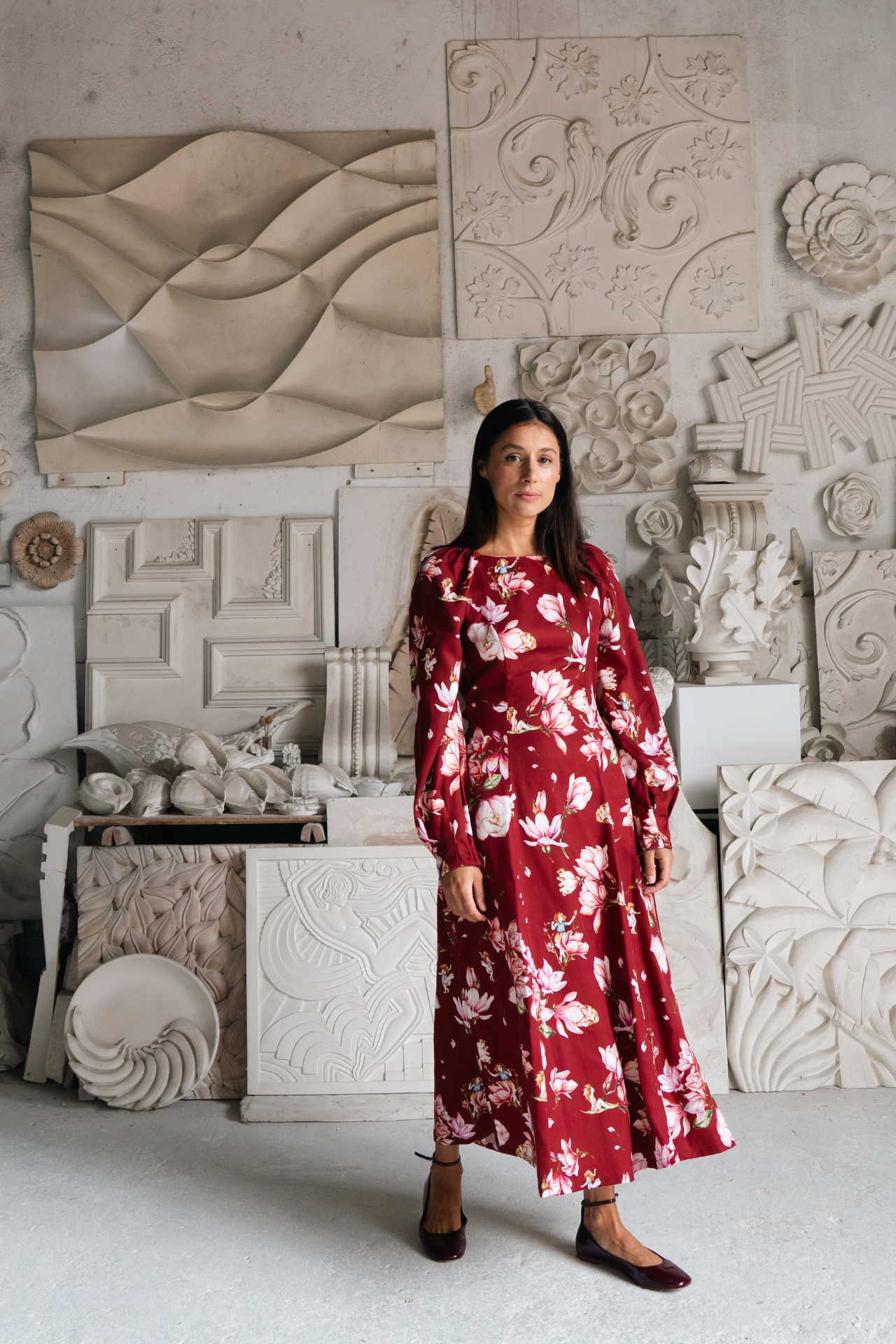 Nadia DRESS - Magnolia Bordeaux | MAGNOLIA |