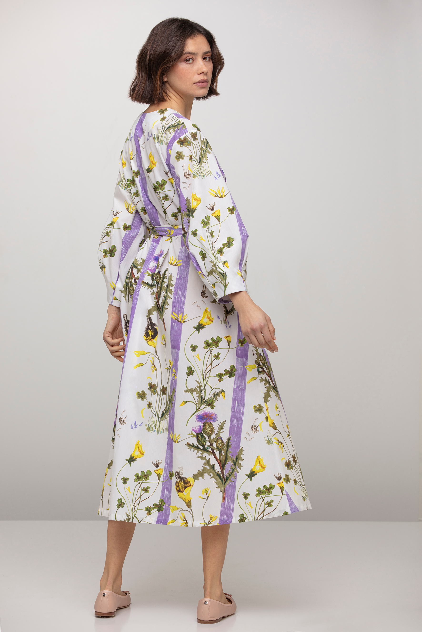 EVA DRESS I the Girl Purple | 100% organic cotton