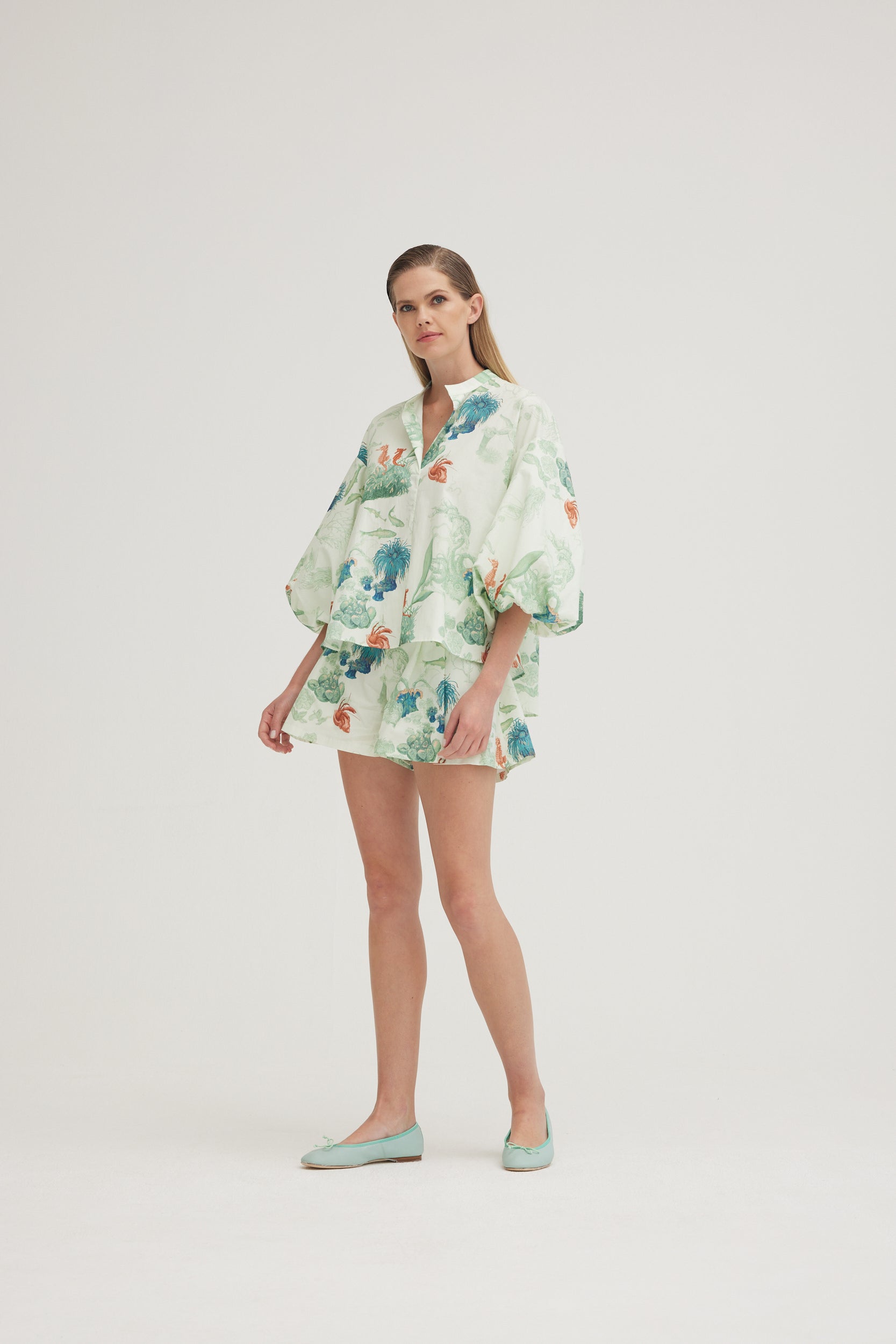 RENATA Blouse | Bottom of the Sea |