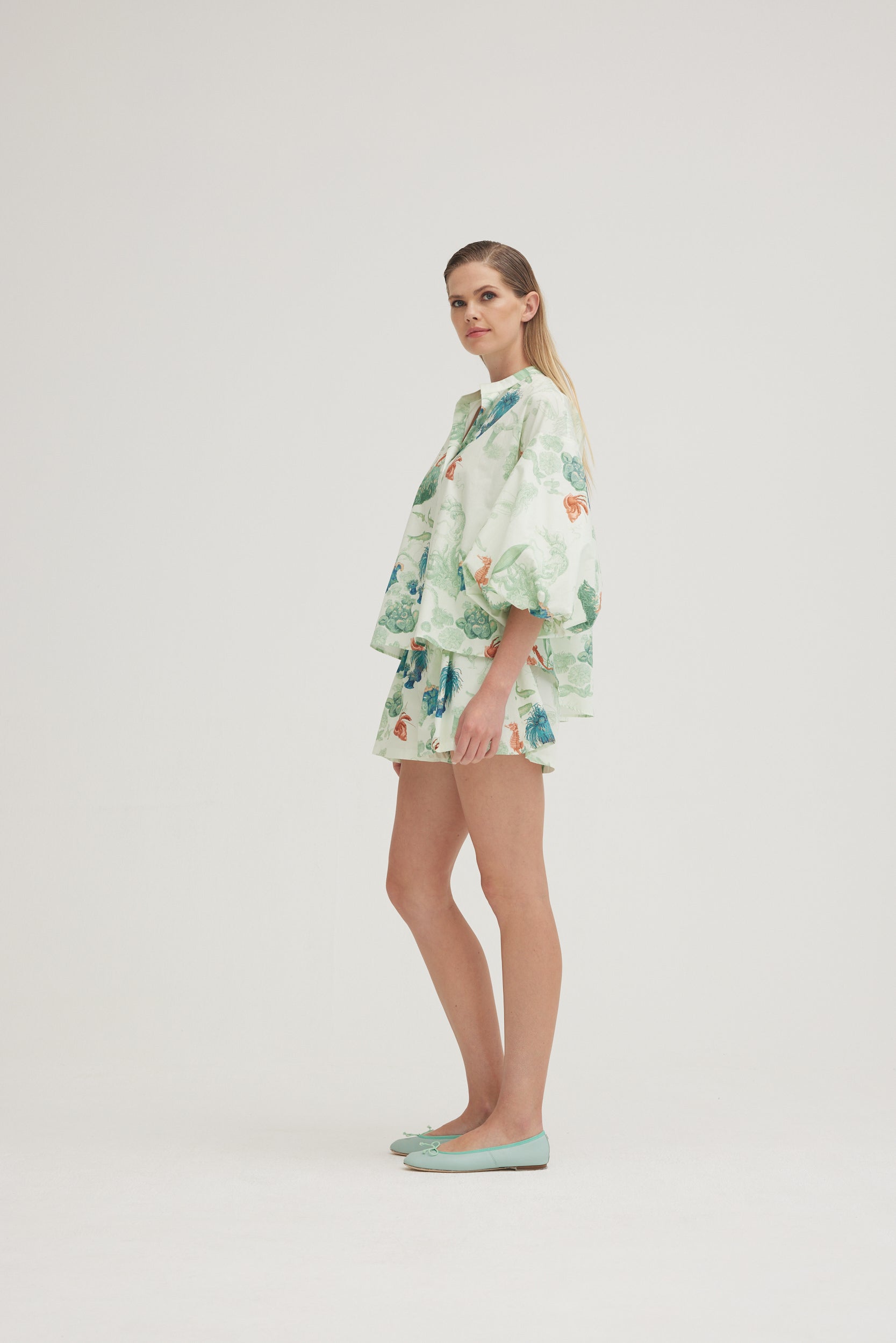 RENATA Blouse | Bottom of the Sea |
