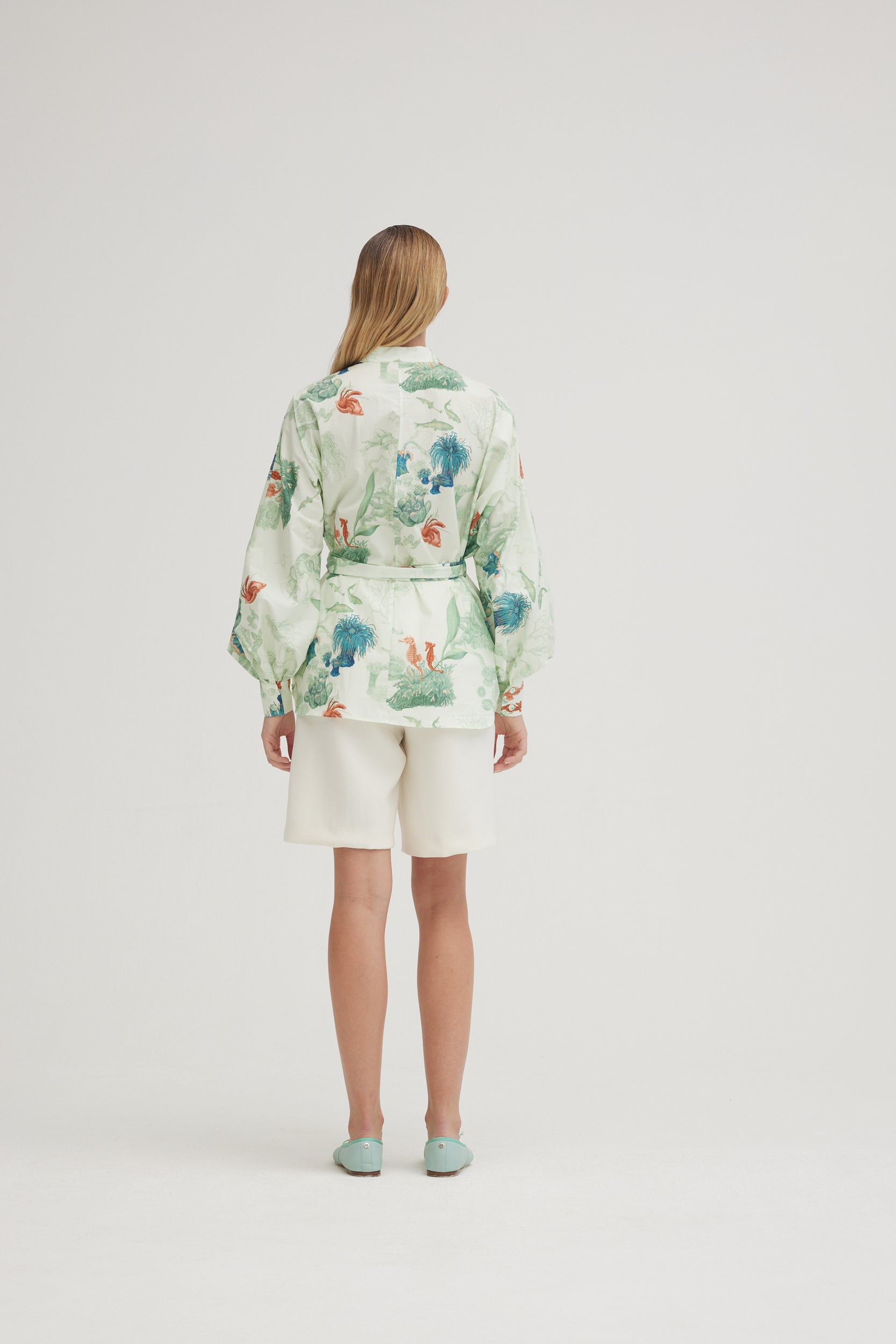 INÊS Blouse | Bottom of the Sea |