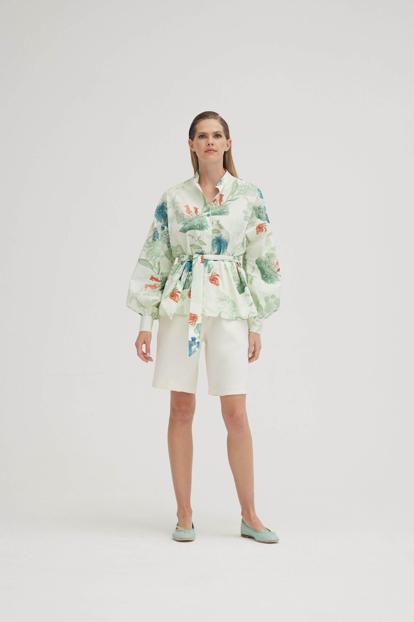 INÊS Blouse | Bottom of the Sea |