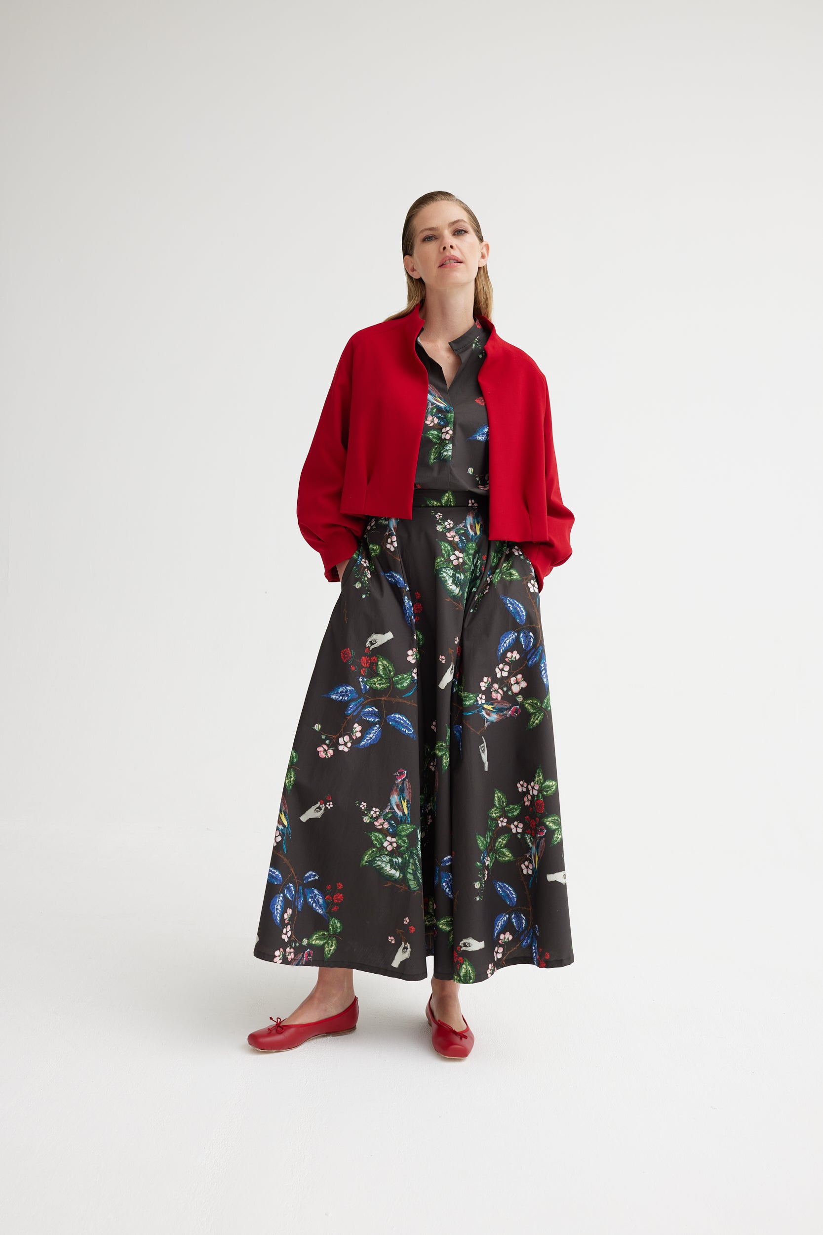 MIA Coat - Red | The Mulberry | LIMITED EDITION