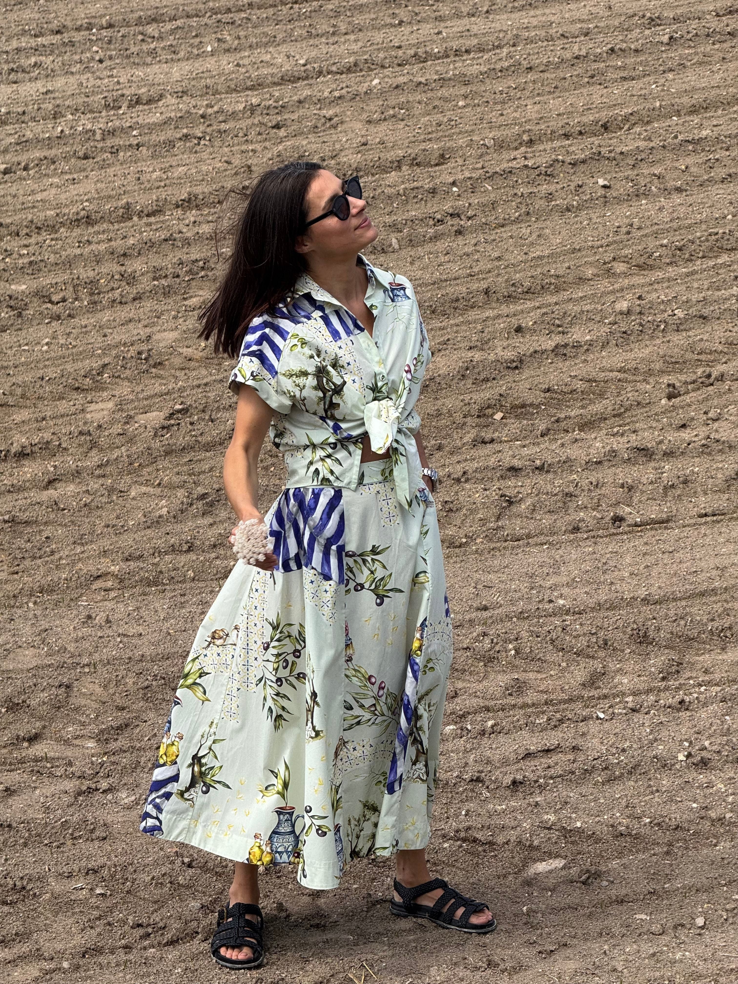 ANDREIA Skirt | Olive Tree |