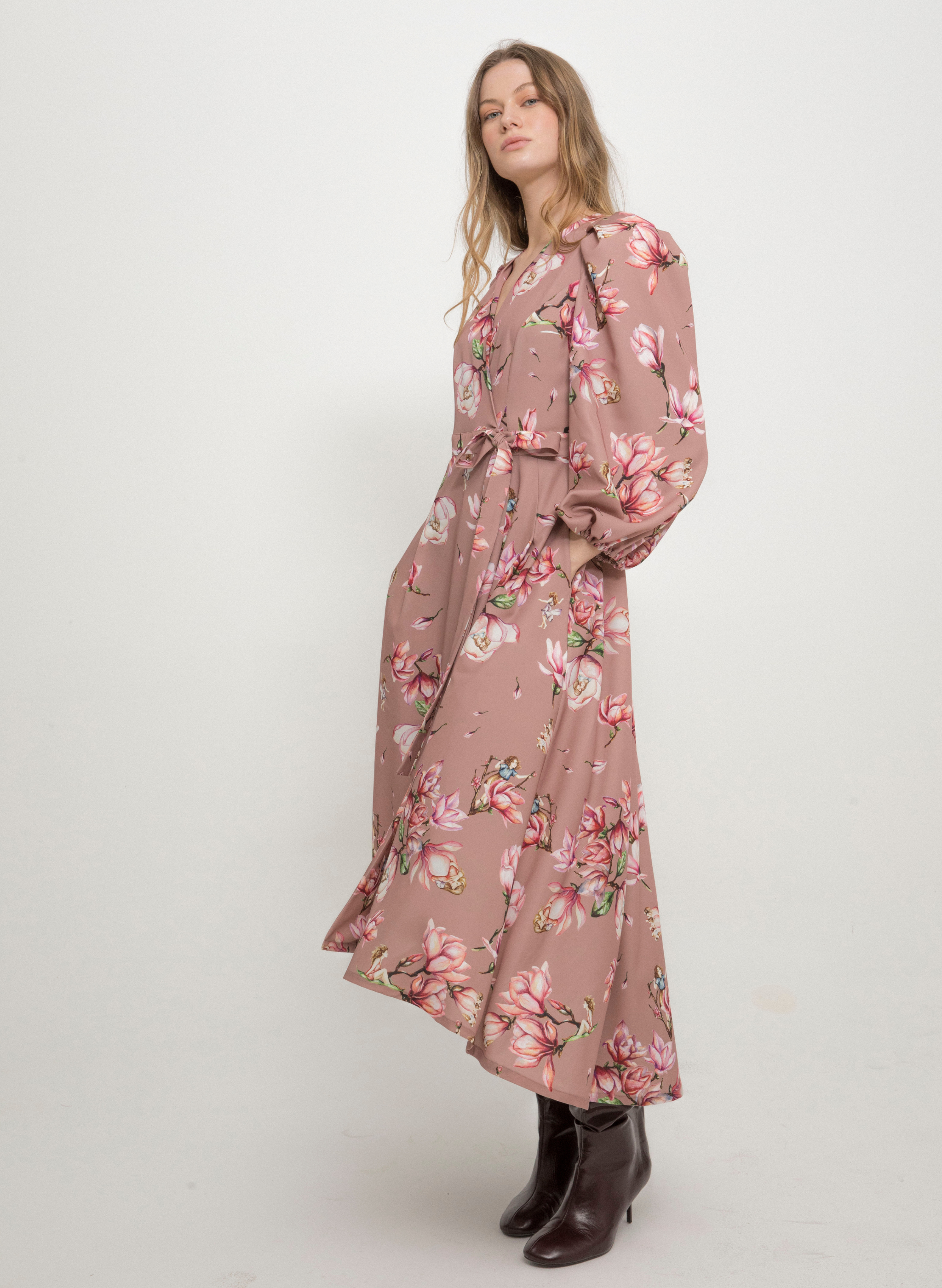 Leymah DRESS - Magnolia Dark Nude | MAGNOLIA |