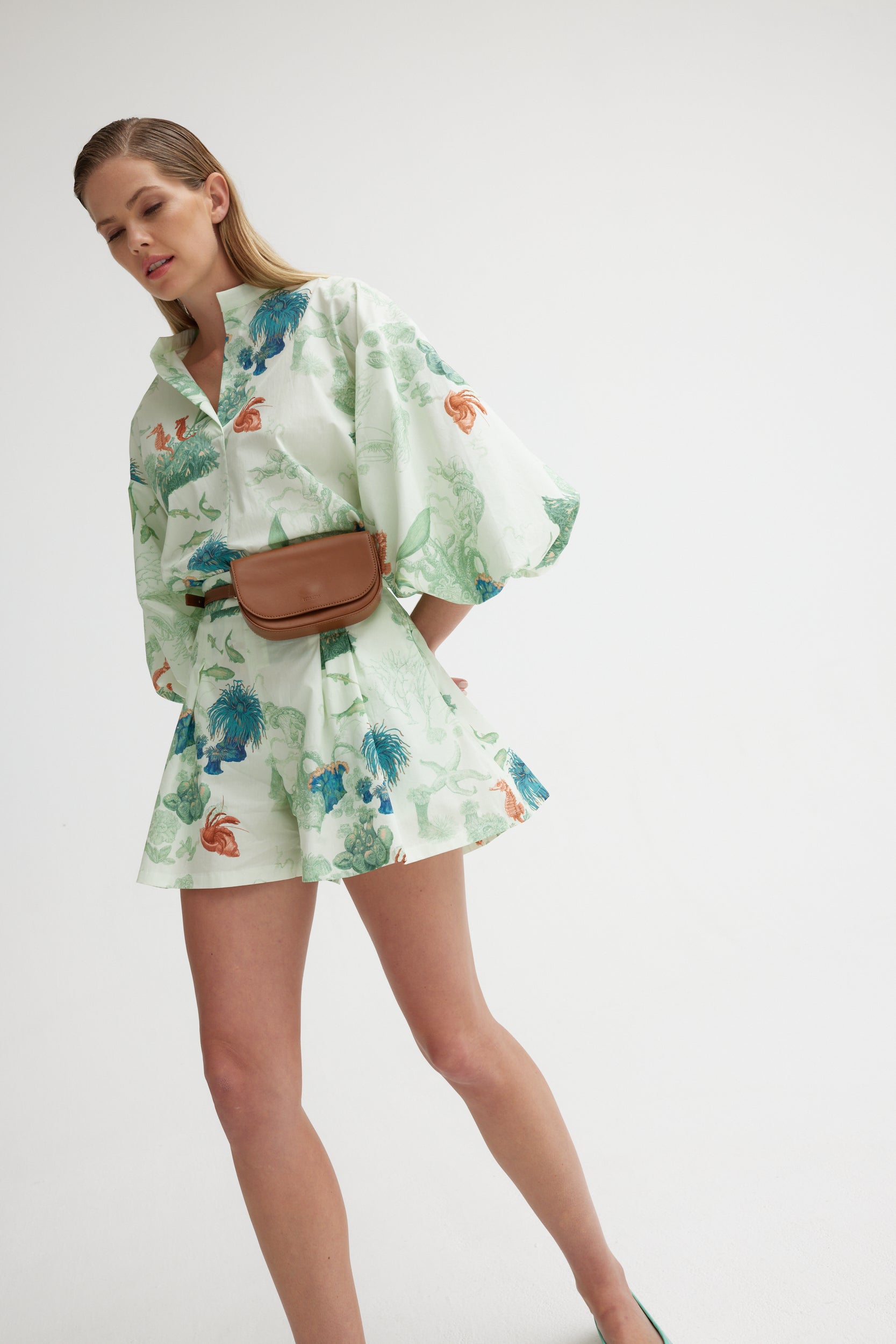 RENATA Blouse | Bottom of the Sea |