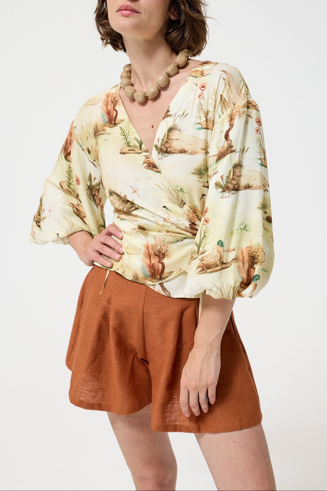 Leonor SHORTS - Terracotta | Song of the Spirits Over The Waters |