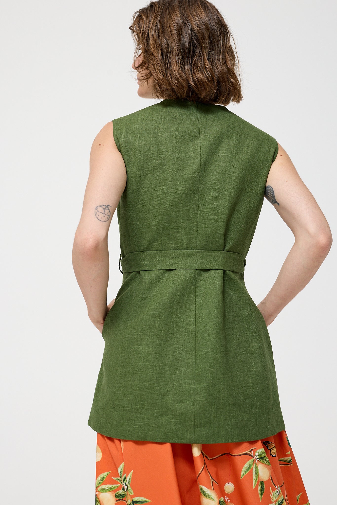 Maria Velho VEST - Dusty Green | My Sweet Orange Tree |