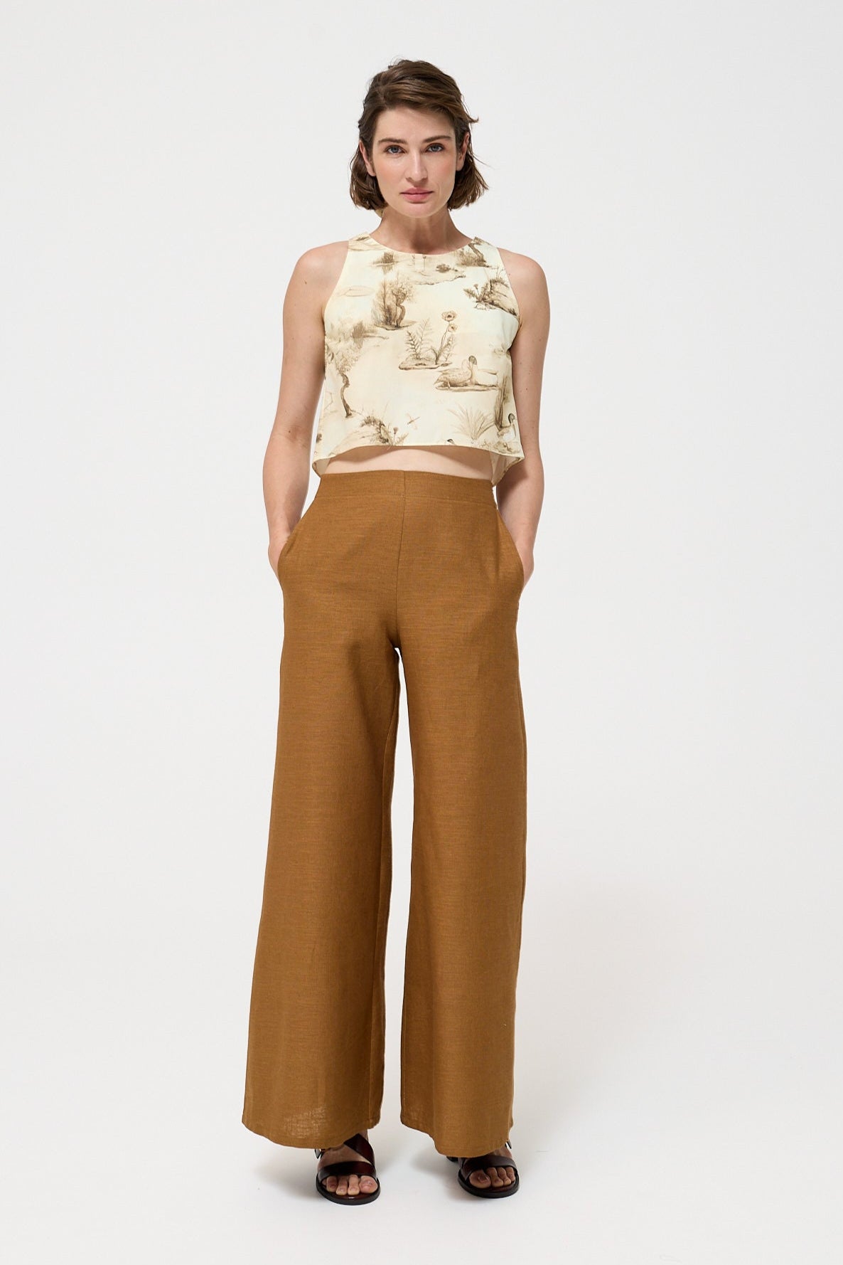 Ana TROUSERS - Mustard | Song of the Spirits Over The Waters |