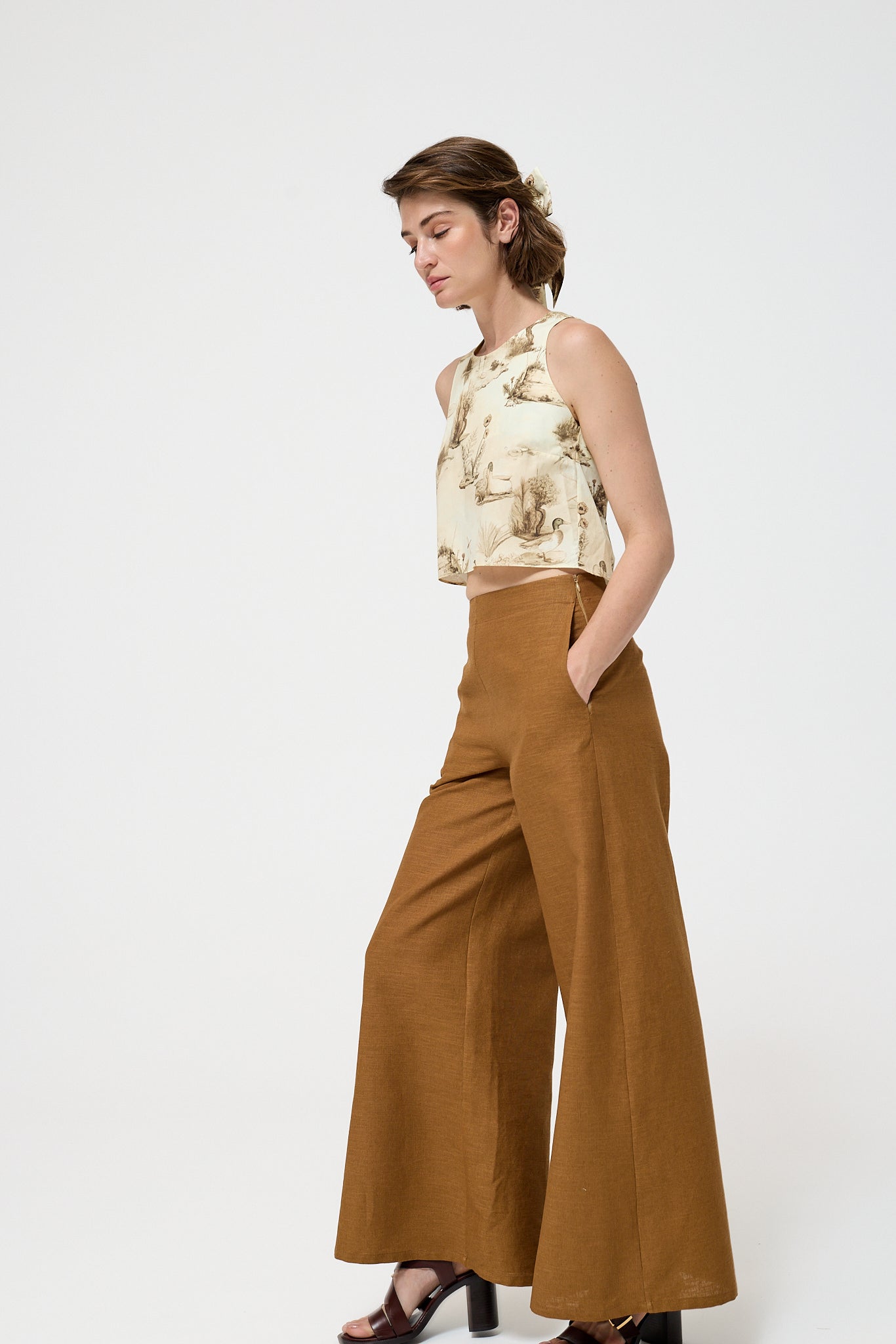 Ana TROUSERS - Mustard | Song of the Spirits Over The Waters |