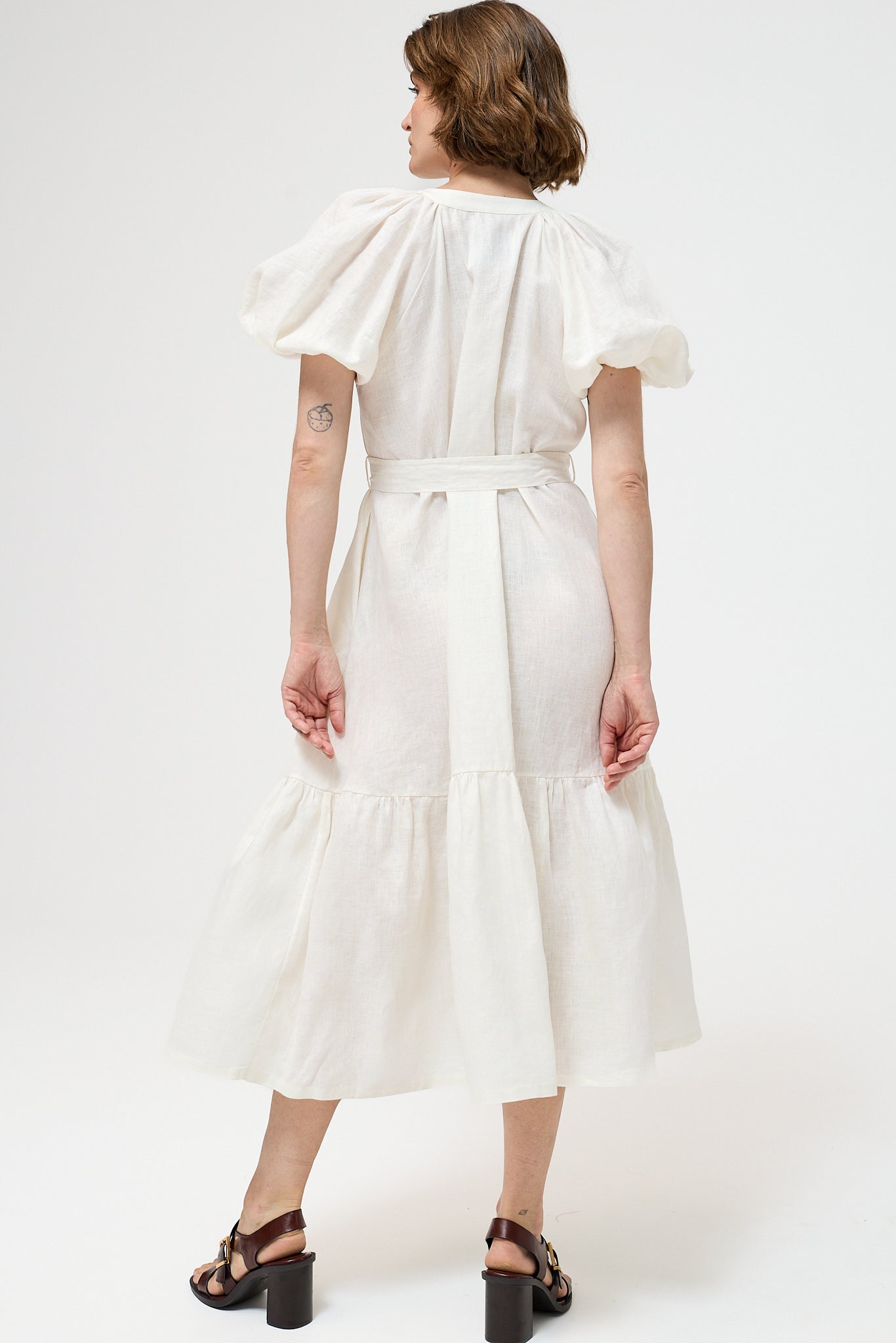 Maria de Lourdes Pintassilgo DRESS - Off-White | Little Prince |