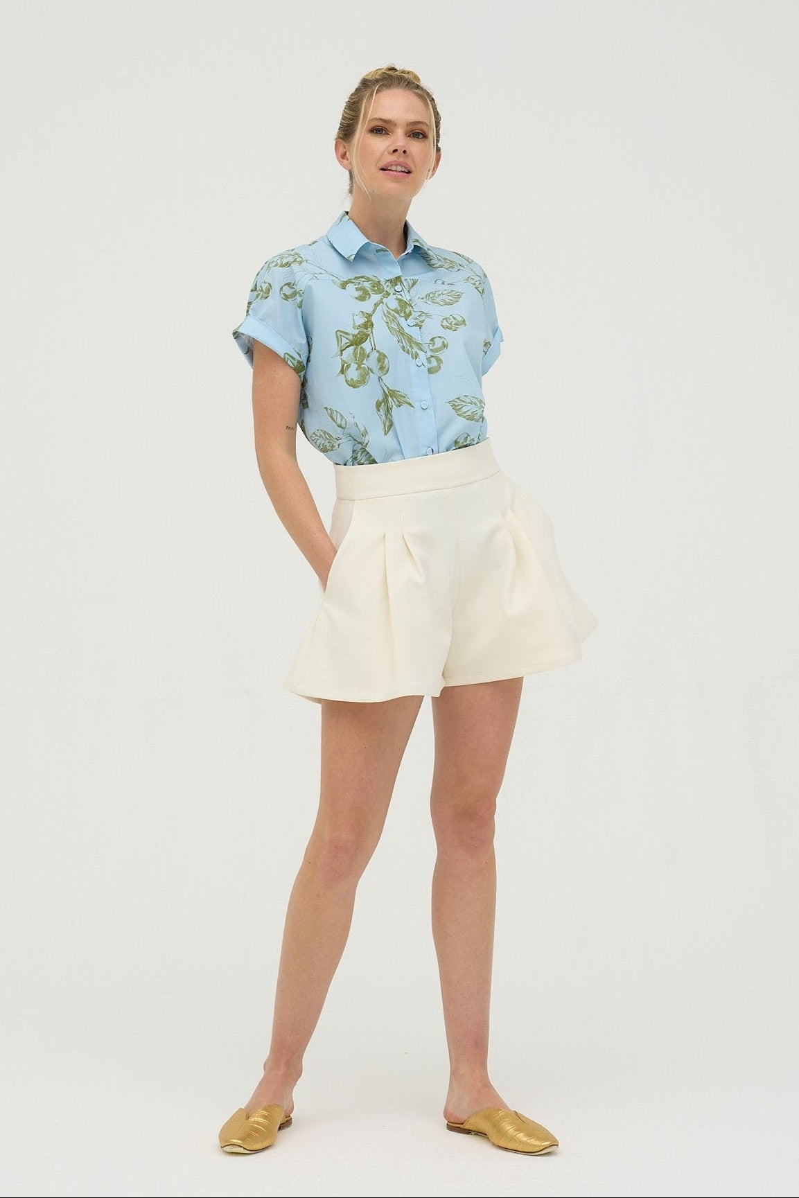 BRUNA Blouse | Grace, The Cherry Tree, and The Blackbird |
