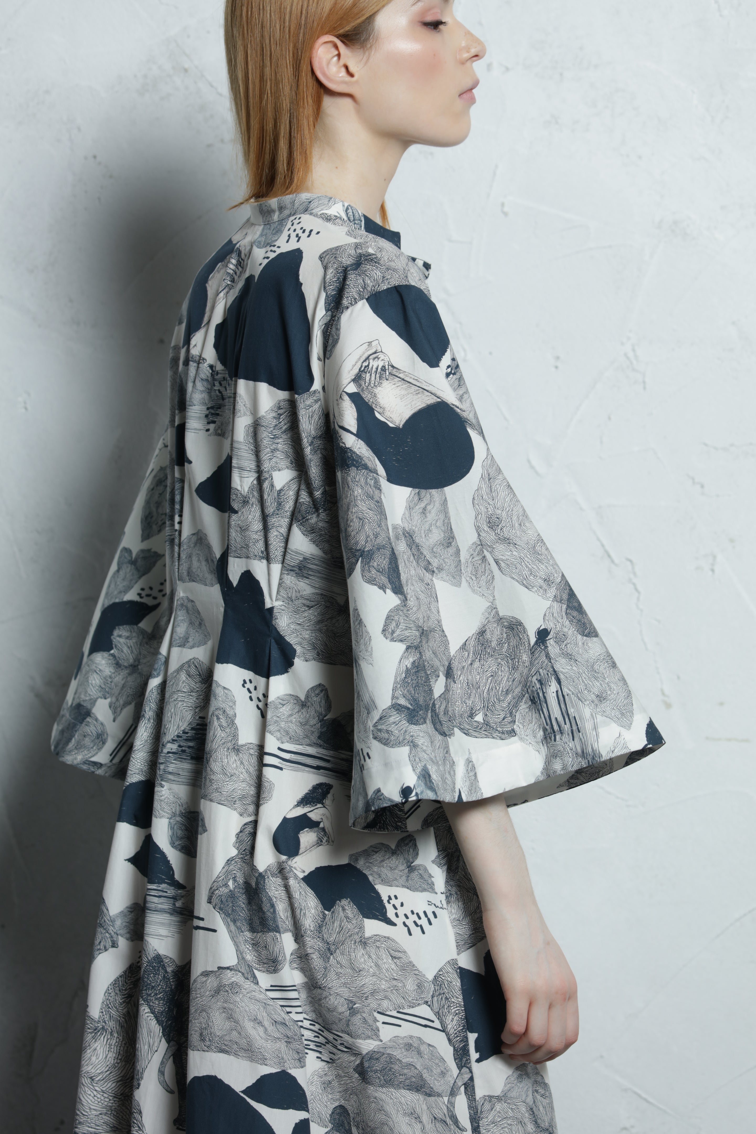 Dress Ema - The spider, the stone, and the baobab - 100% Organic Cotton