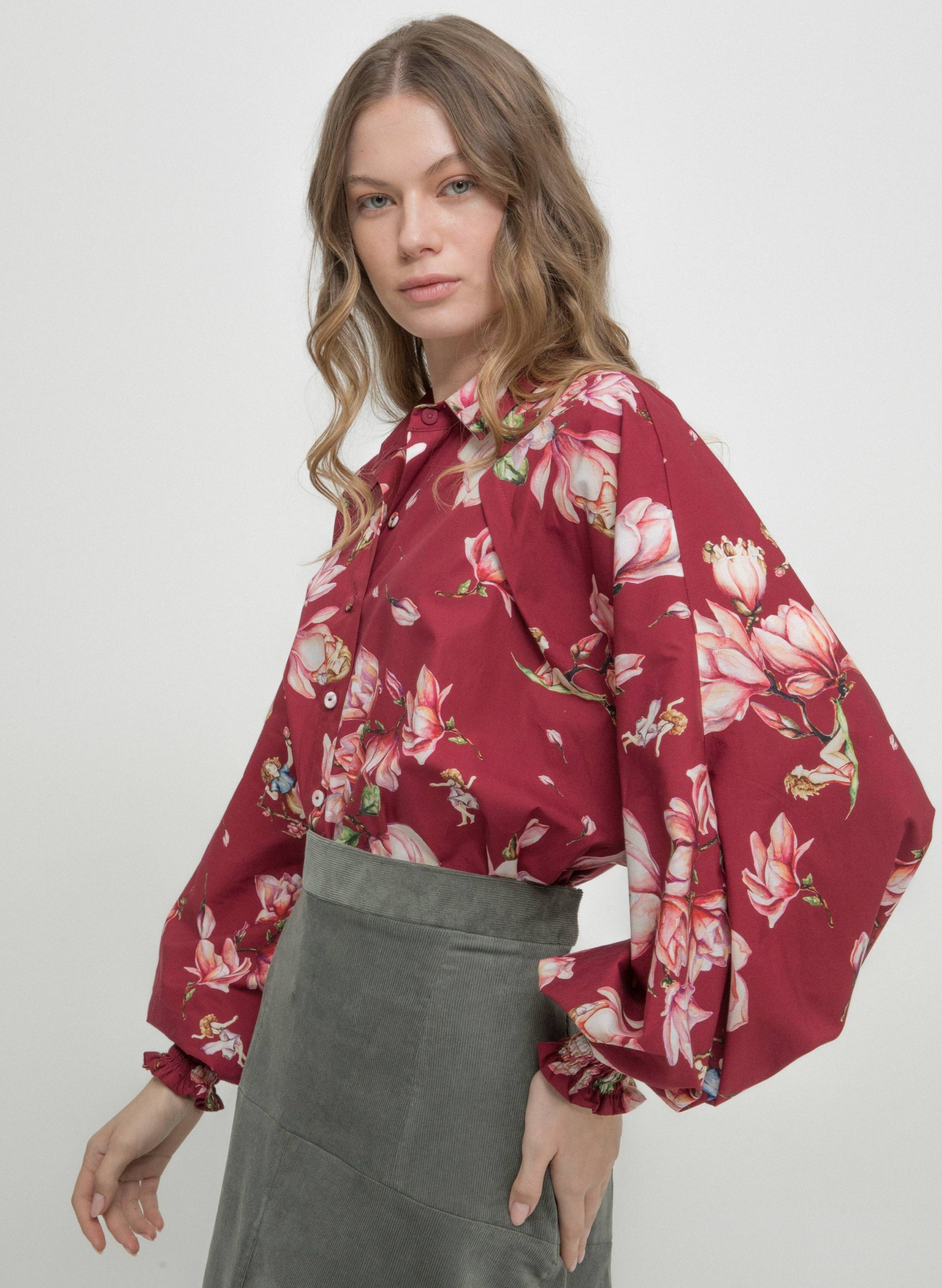 Maria Isabel BLOUSE - Magnolia Bordeaux | MAGNOLIA |