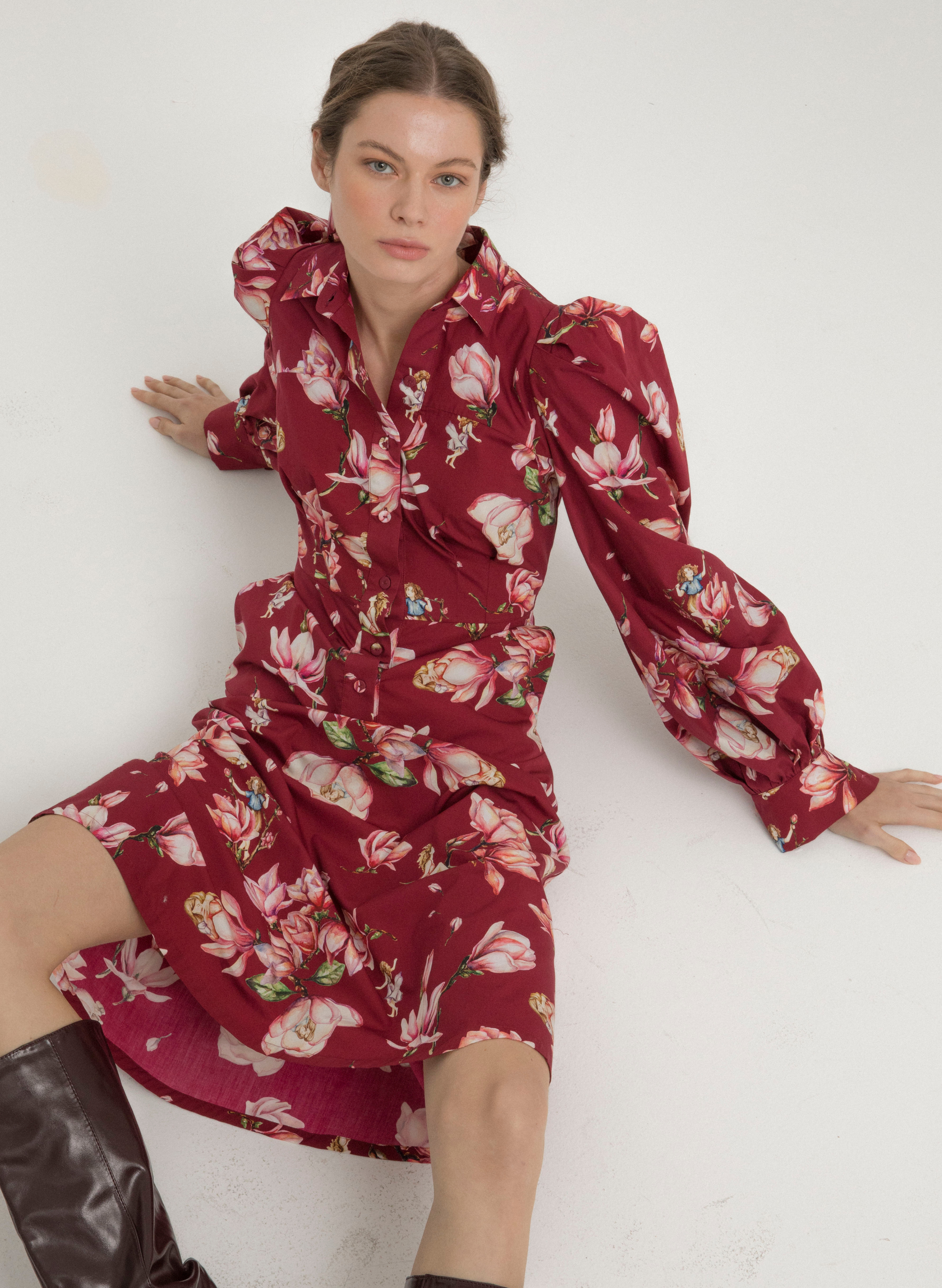 Ana de Castro DRESS - Magnolia Bordeaux | MAGNOLIA |