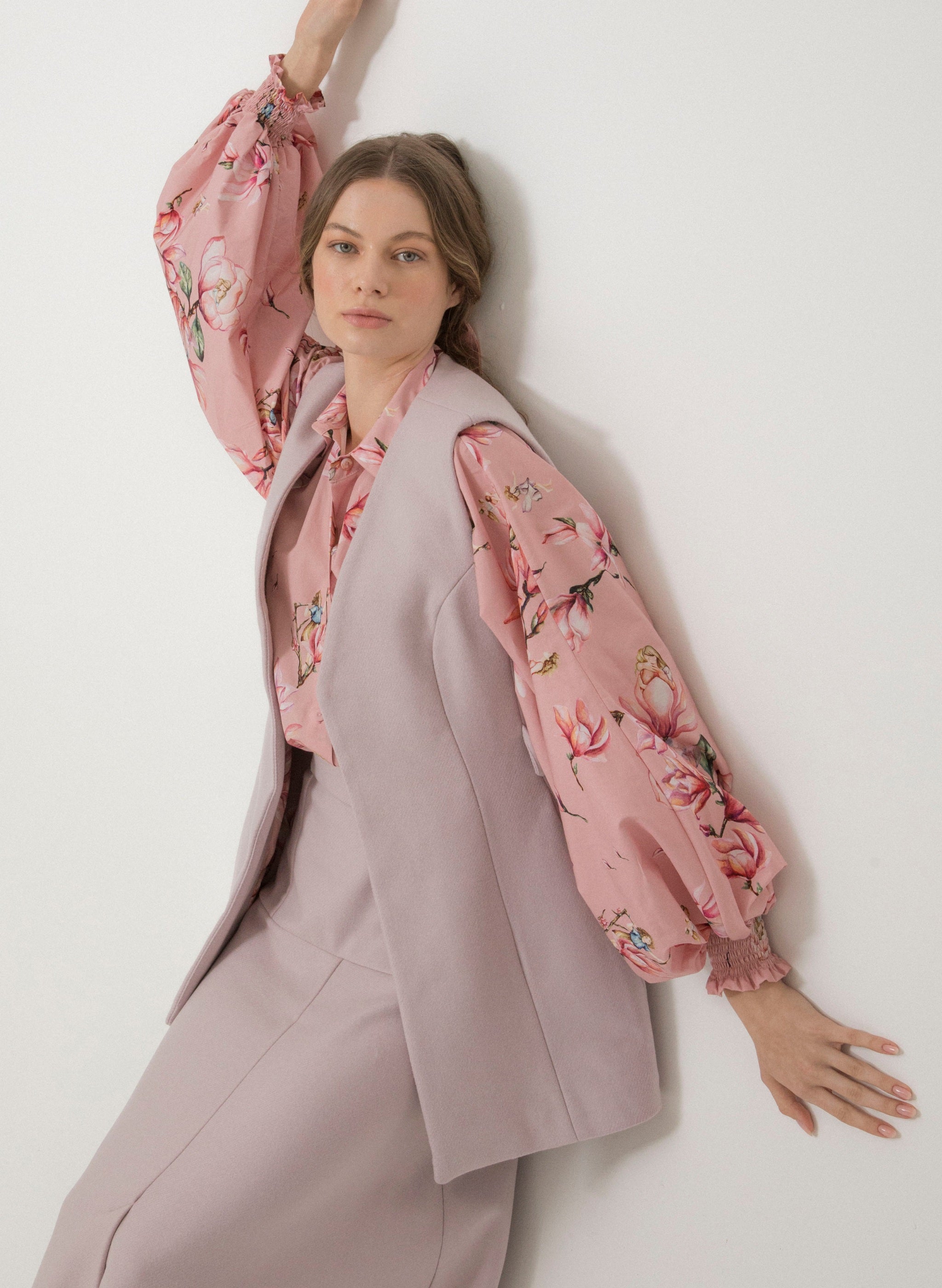 Maria Velho VEST - Palepink Wool | MAGNOLIA |