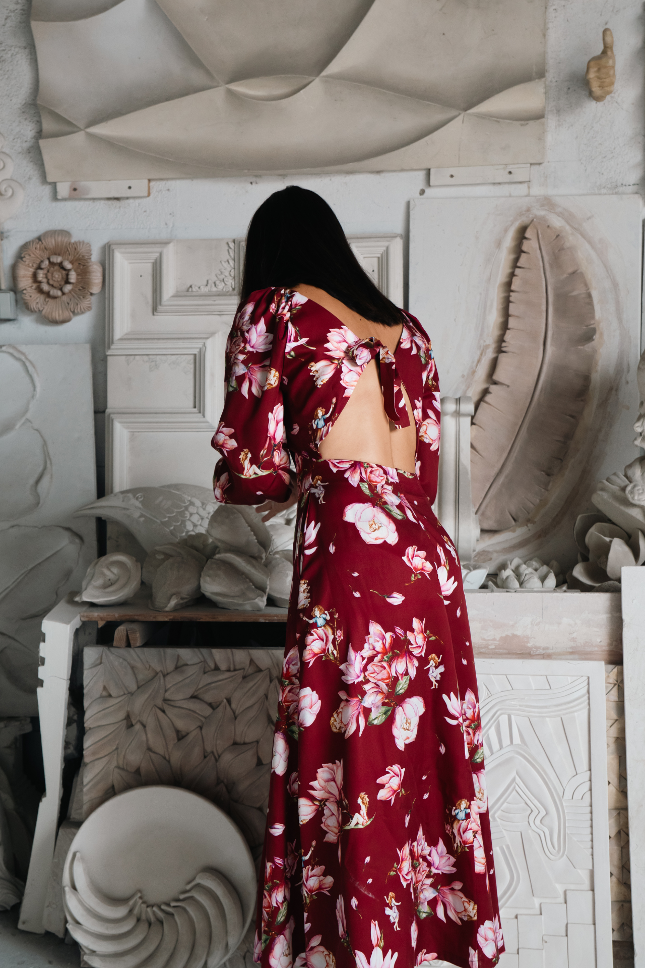 Nadia DRESS - Magnolia Bordeaux | MAGNOLIA |