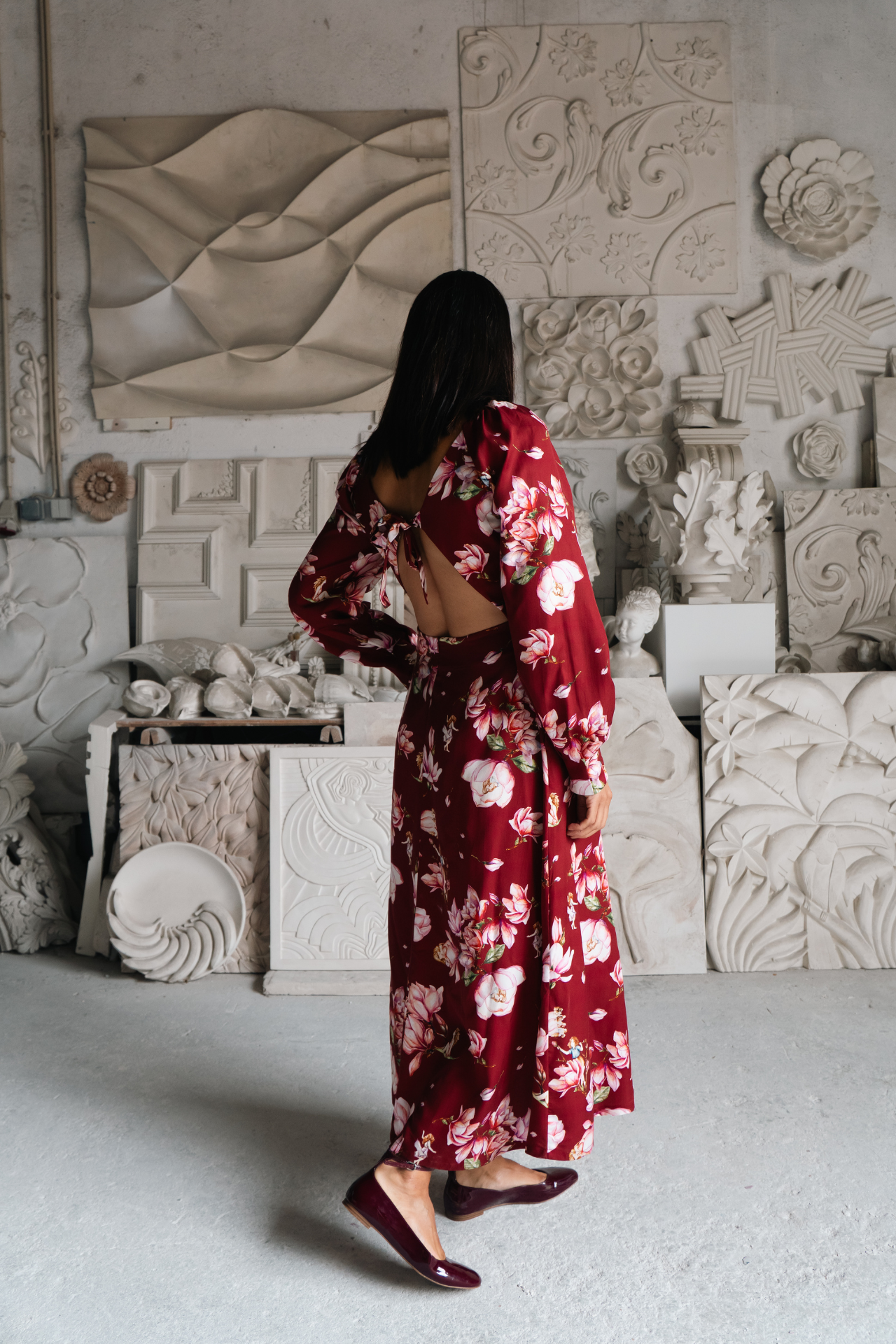 Nadia DRESS - Magnolia Bordeaux | MAGNOLIA |