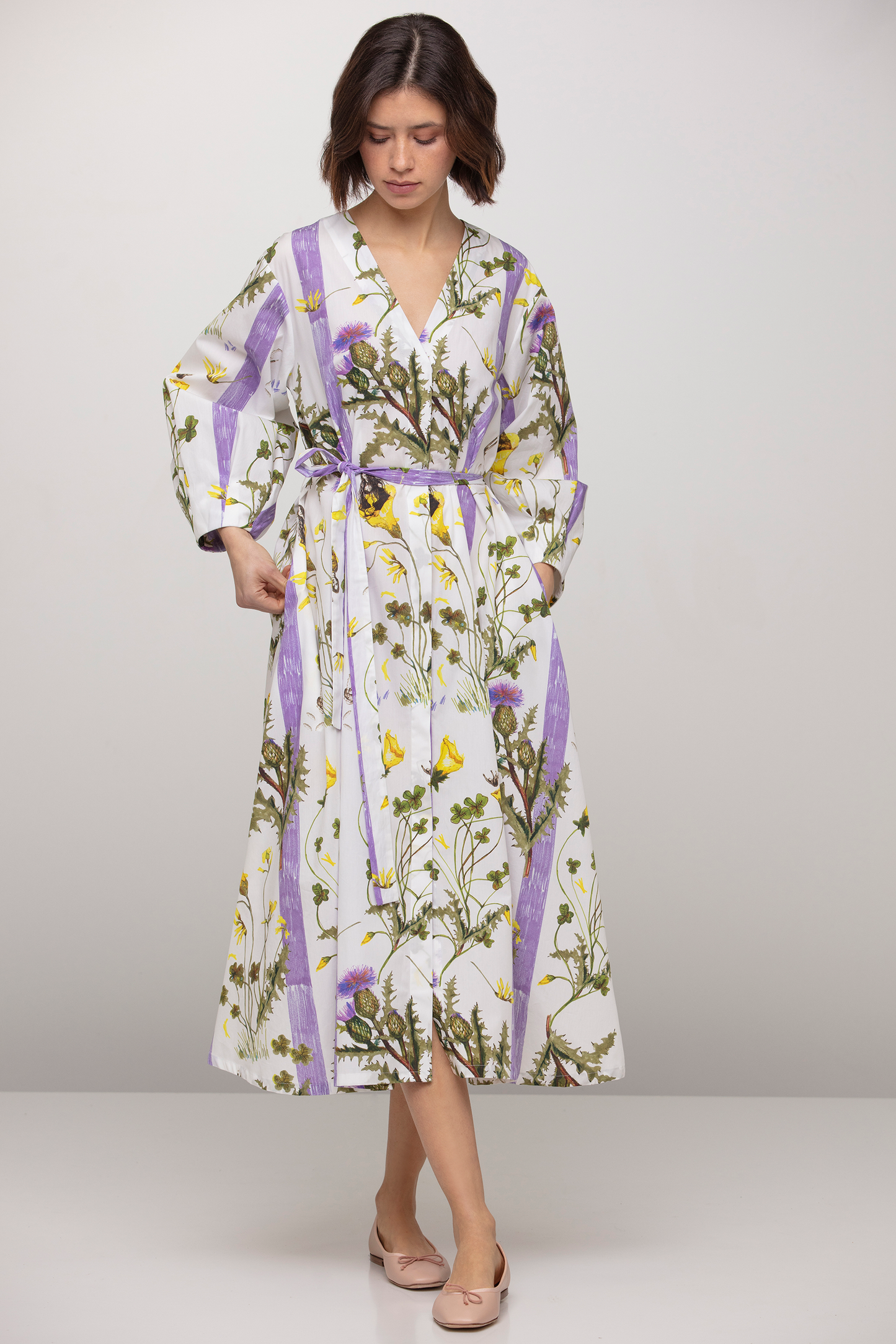 EVA DRESS I the Girl Purple | 100% organic cotton