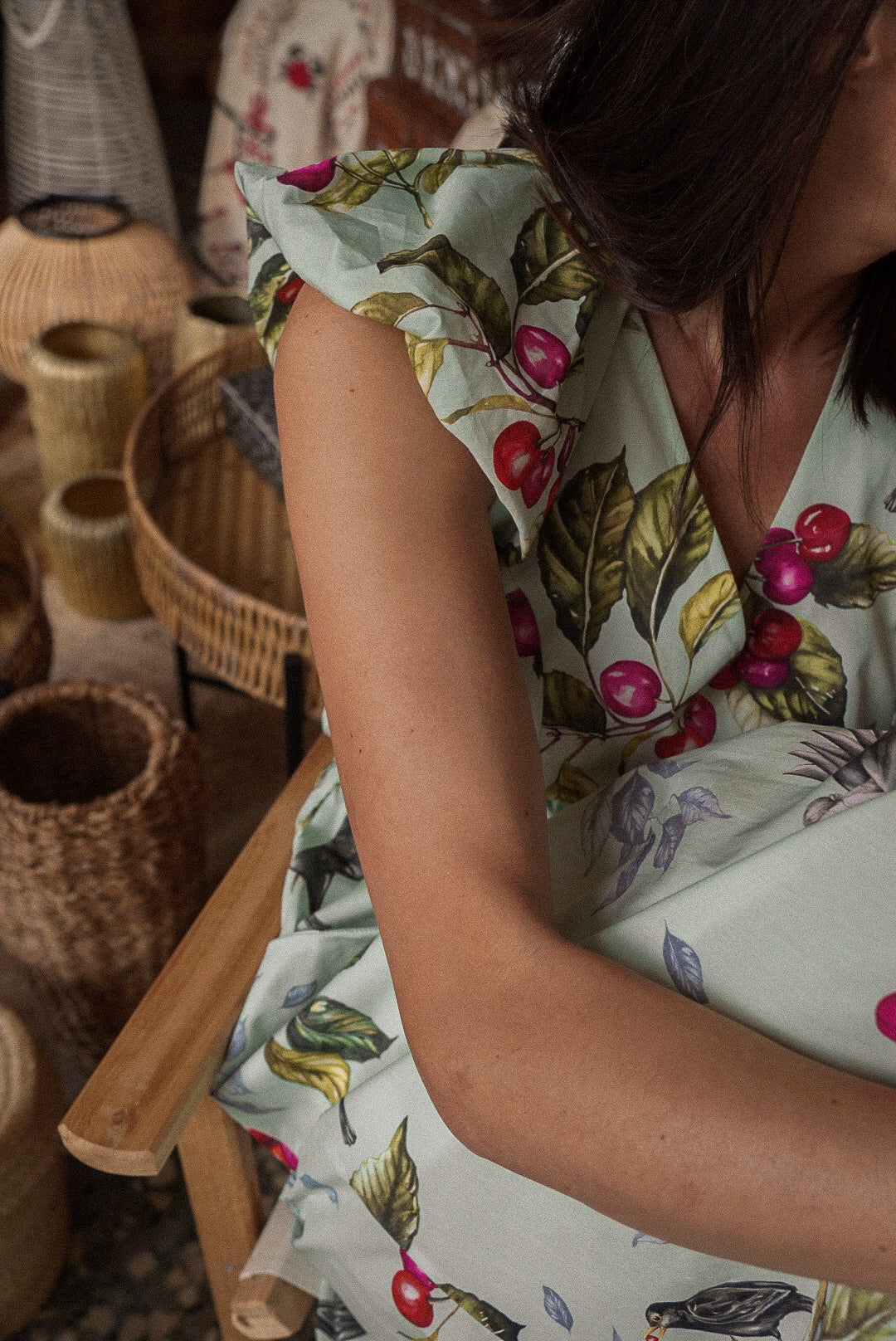 FILIPA Dress | Grace, the Cherry Tree, and the Blackbird |