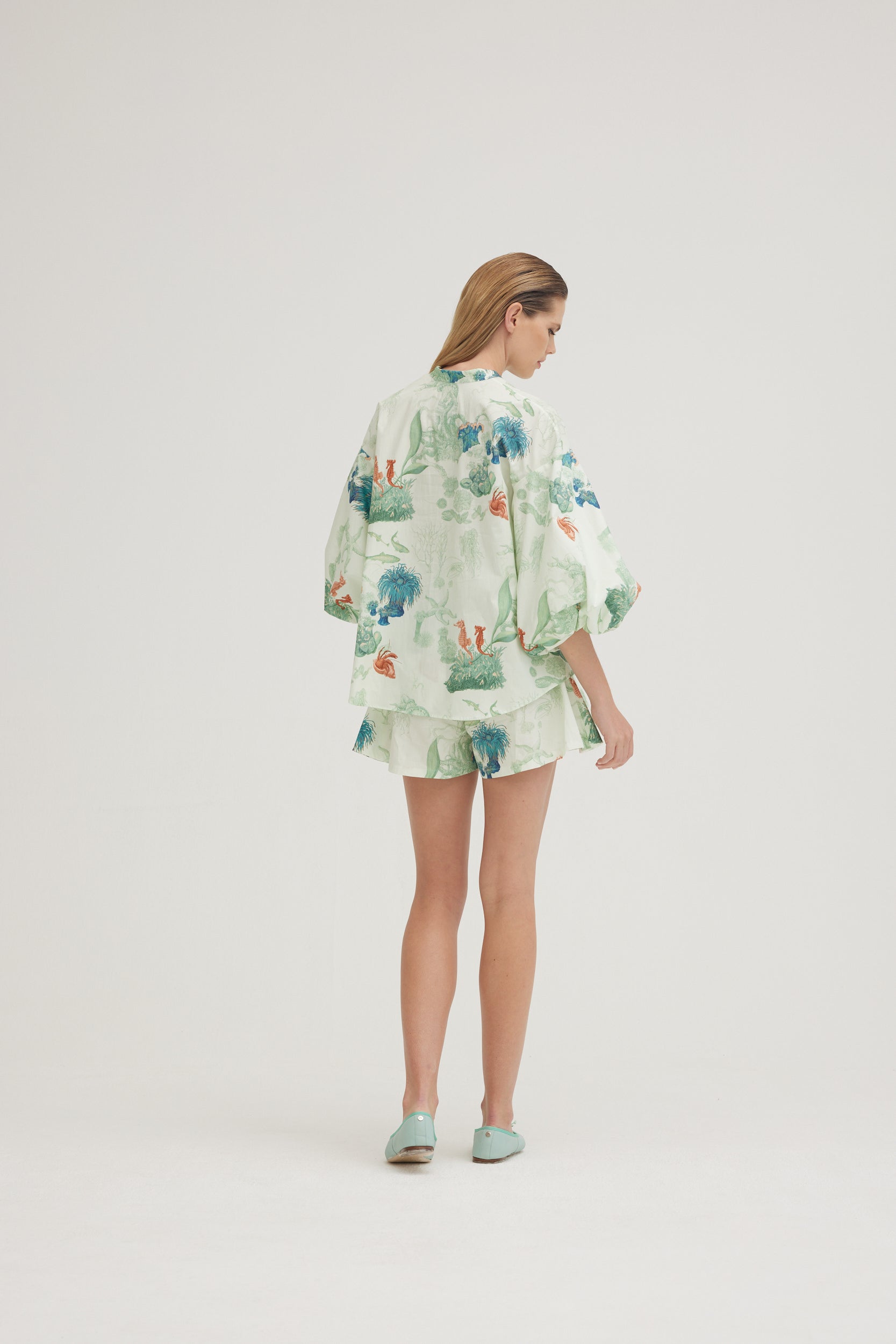 RENATA Blouse  | Bottom of the Sea |