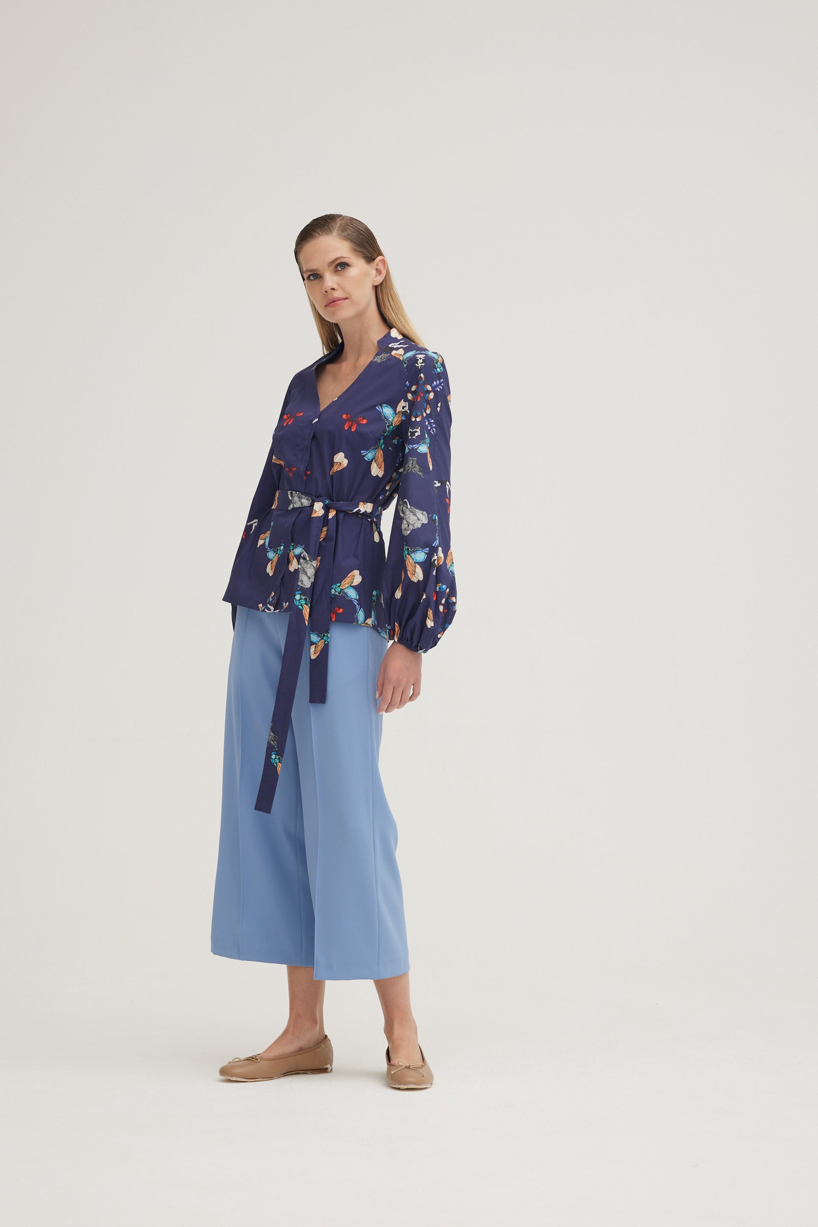 Sara Blouse - The The spider, the stone, and the baobab tree  - 100% BCI Cotton
