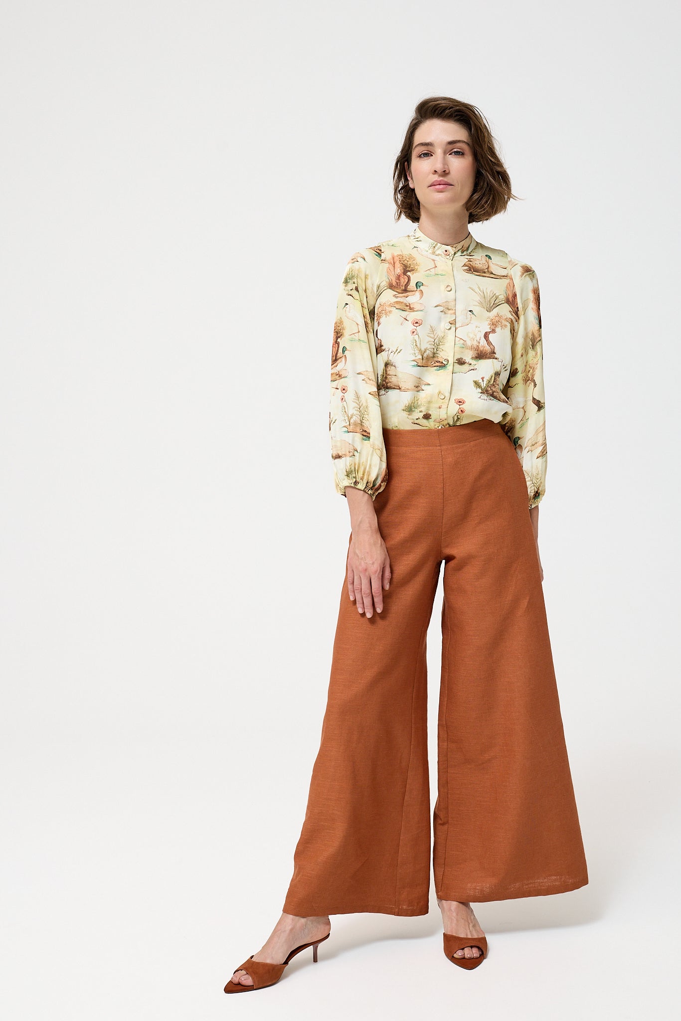 Ana TROUSERS - Terracotta | Song of the Spirits Over The Waters |