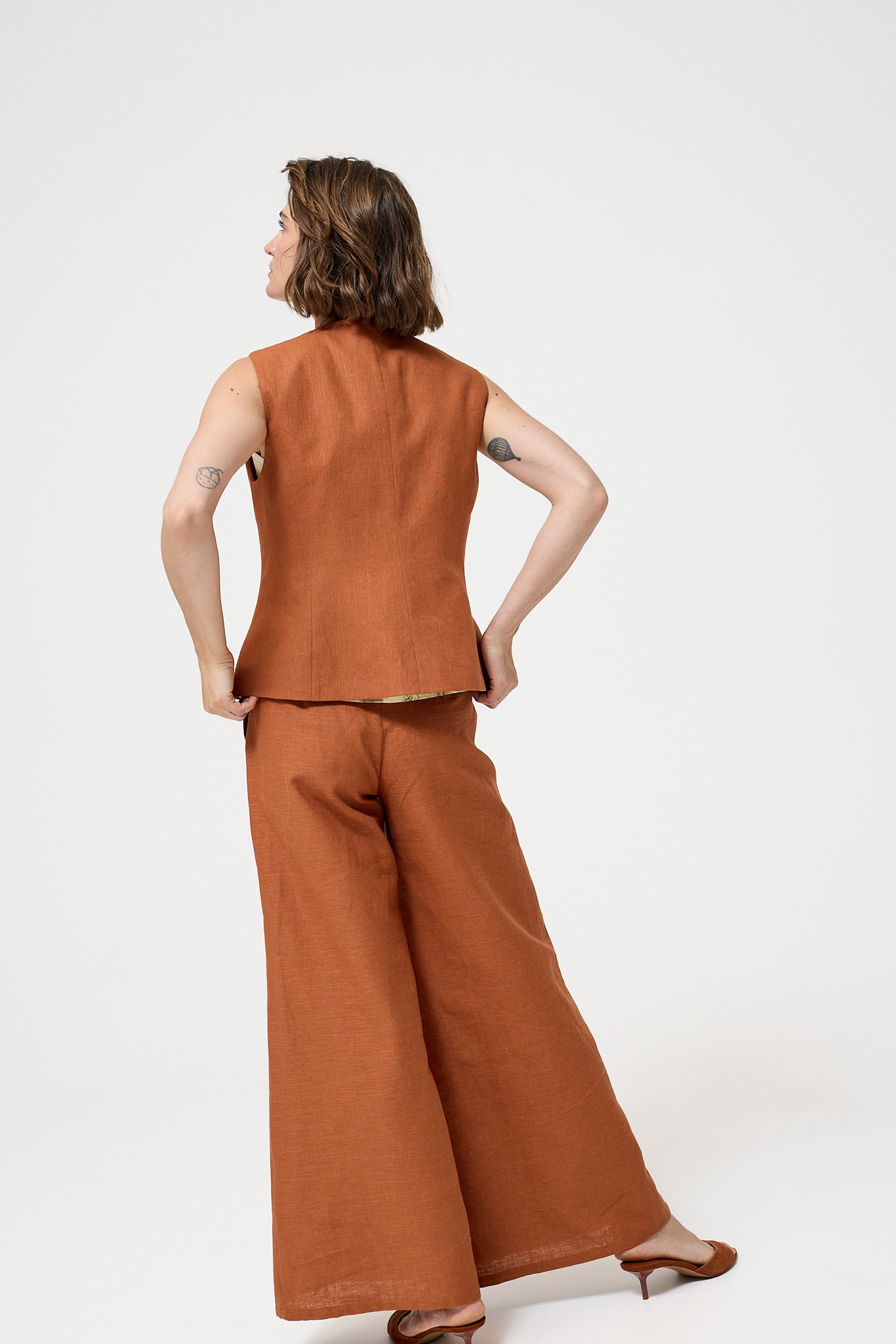 Ana TROUSERS - Terracotta | Song of the Spirits Over The Waters |