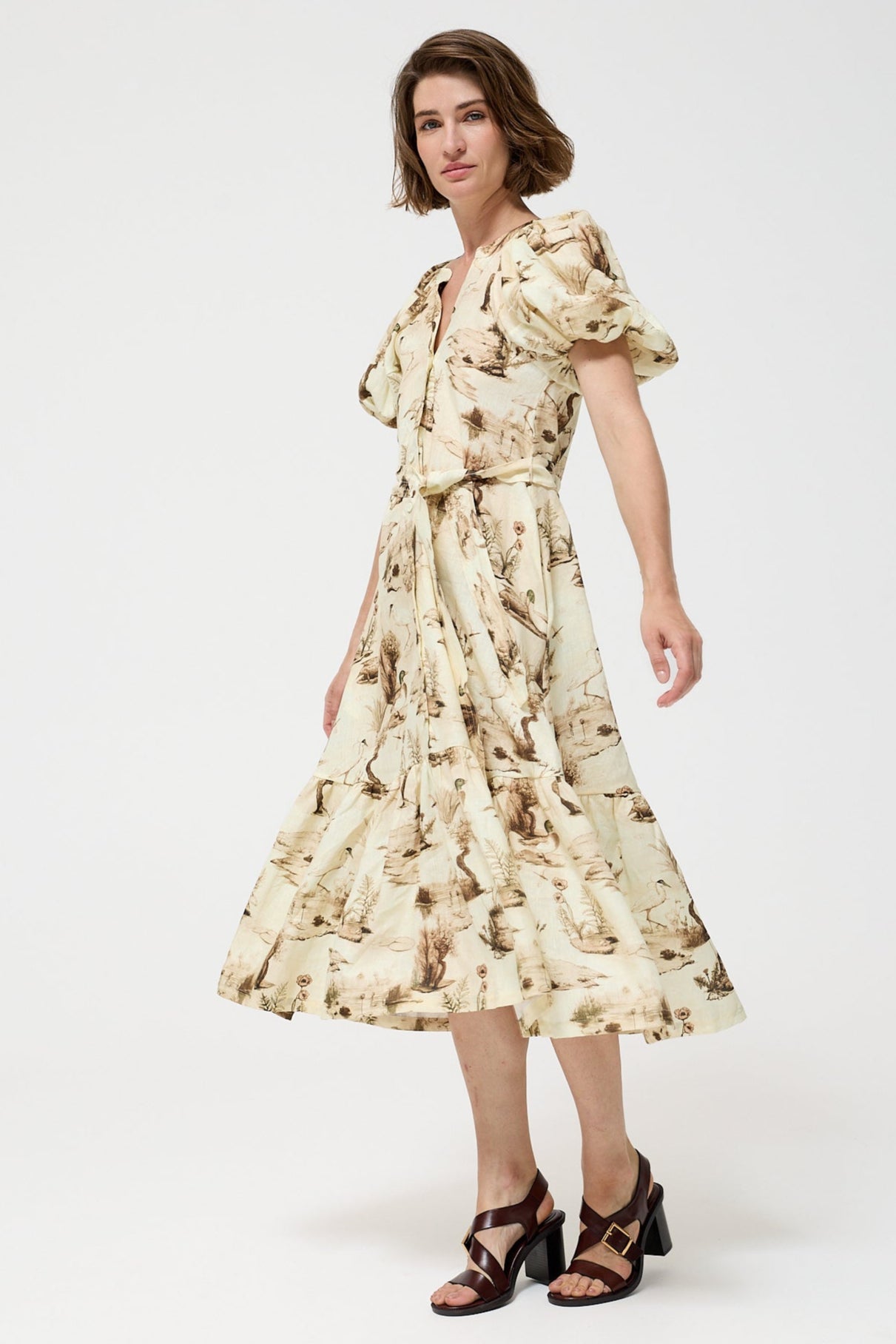 Maria de Lourdes Pintassilgo DRESS - Lakes Sepia | Song of the Spirits Over The Waters |