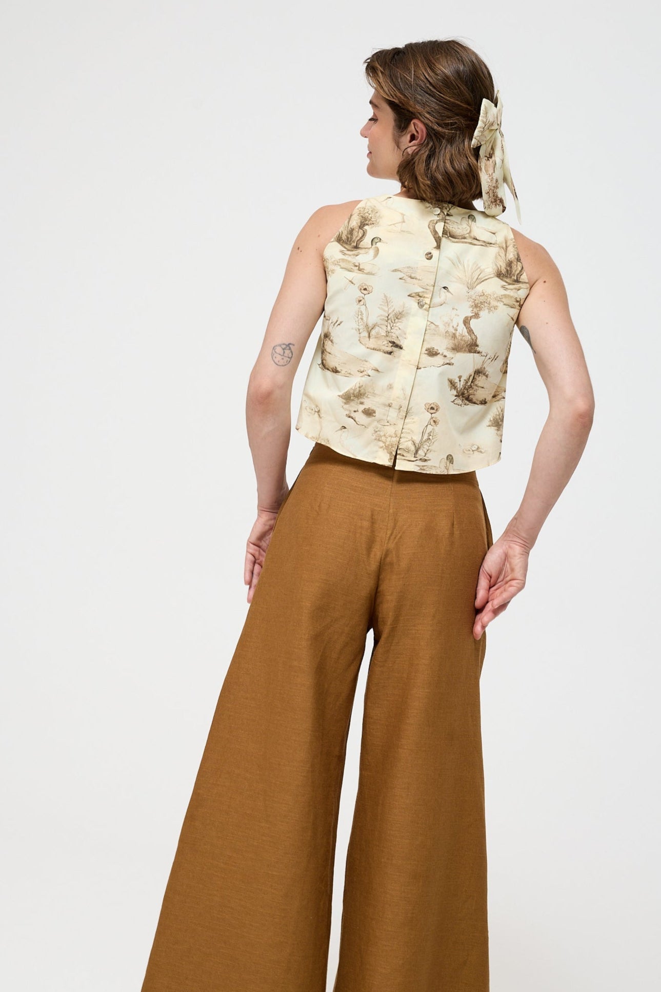 Ana TROUSERS - Mustard | Song of the Spirits Over The Waters |