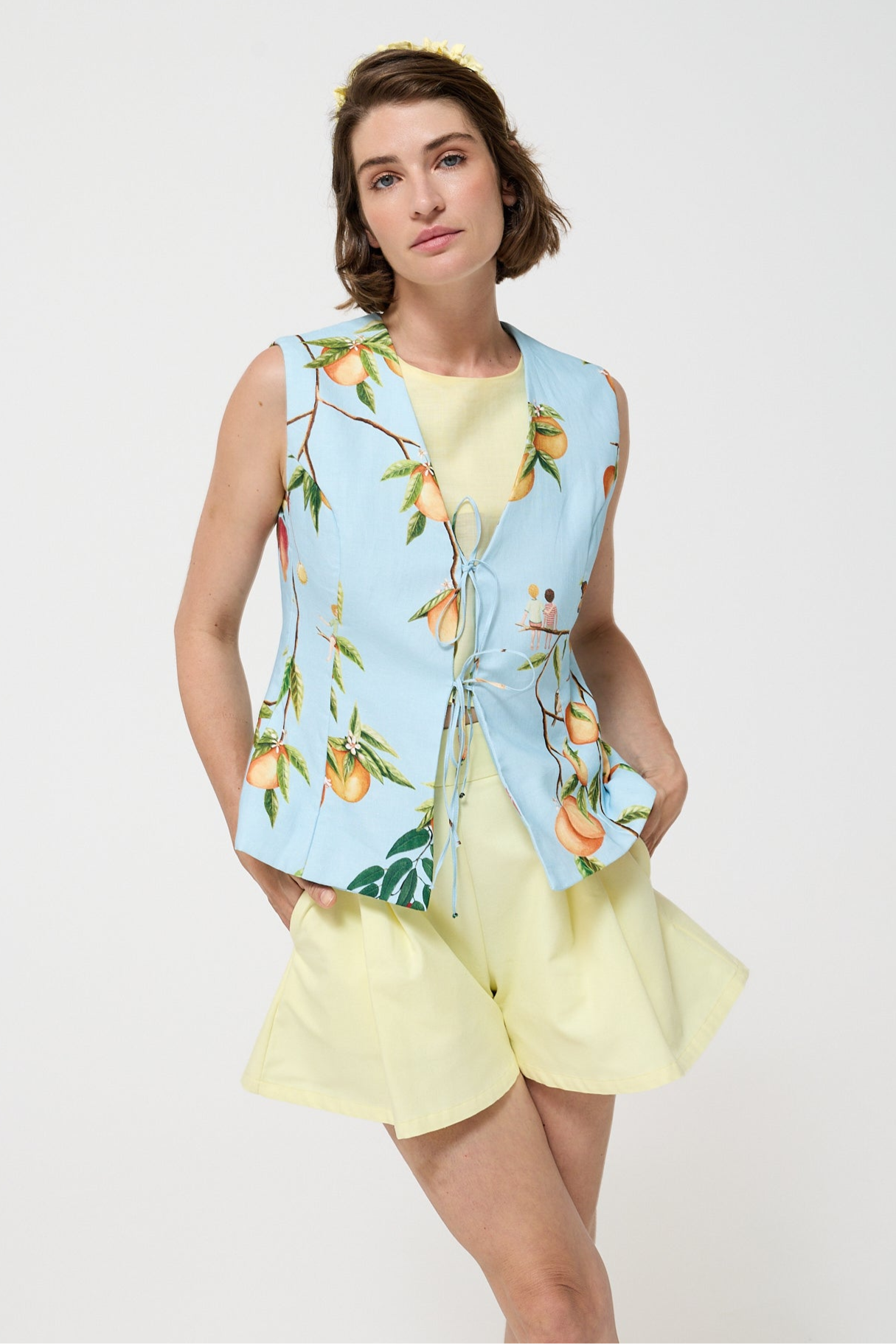 Serena William VEST - Blue Tree | My Sweet Orange Tree |