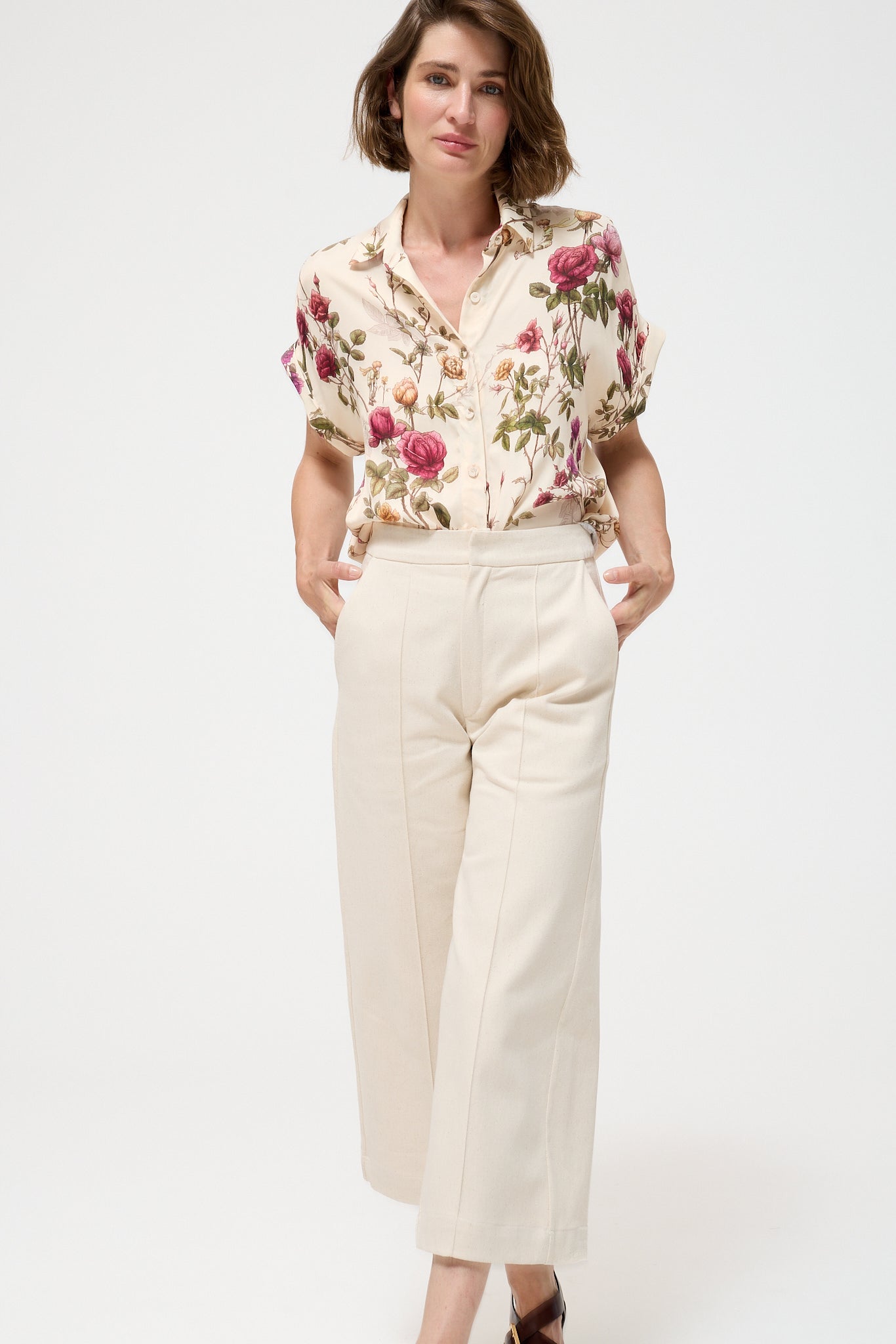 Marta TROUSERS - Natural Cotton | Little Prince |