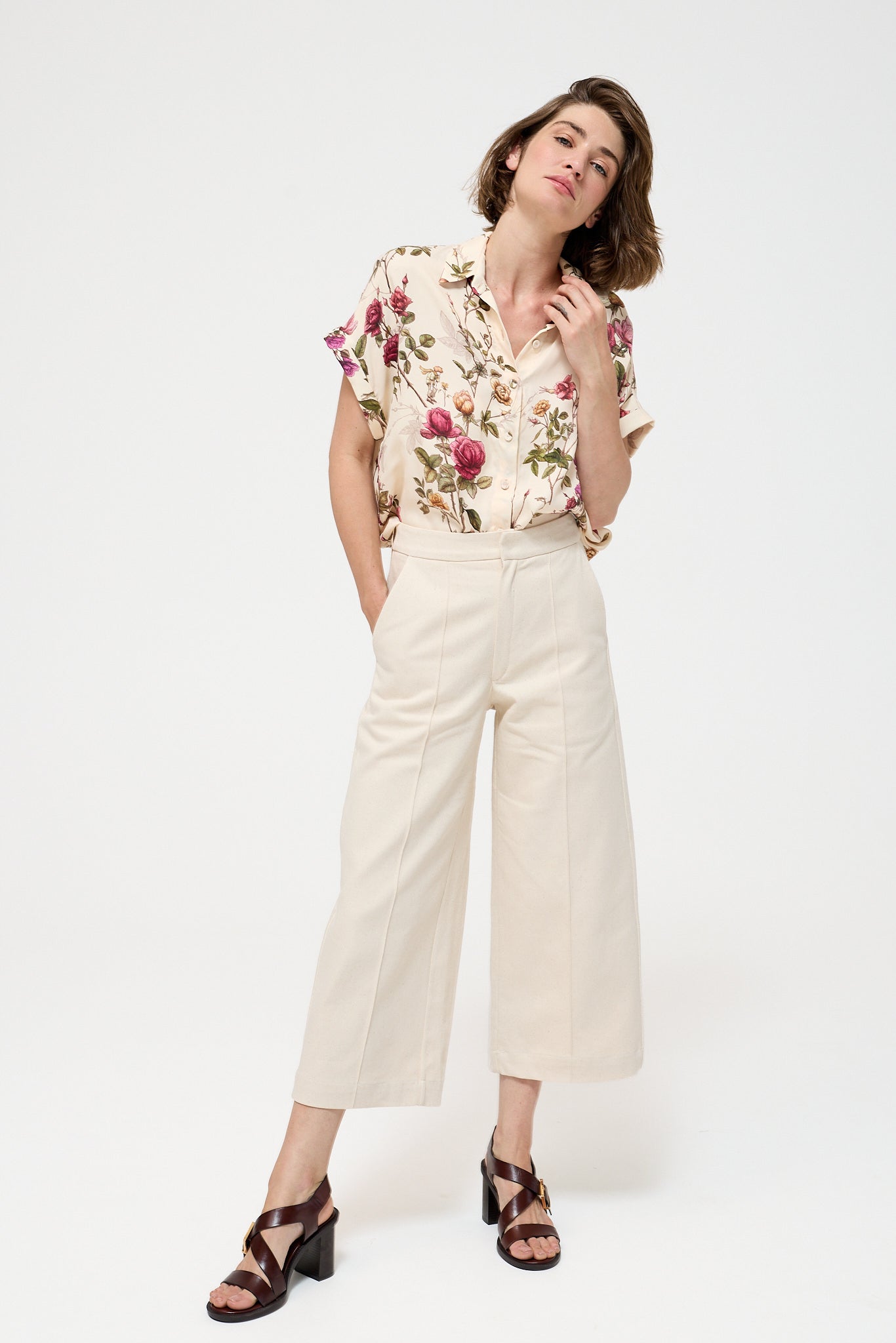 Marta TROUSERS - Natural Cotton | Little Prince |