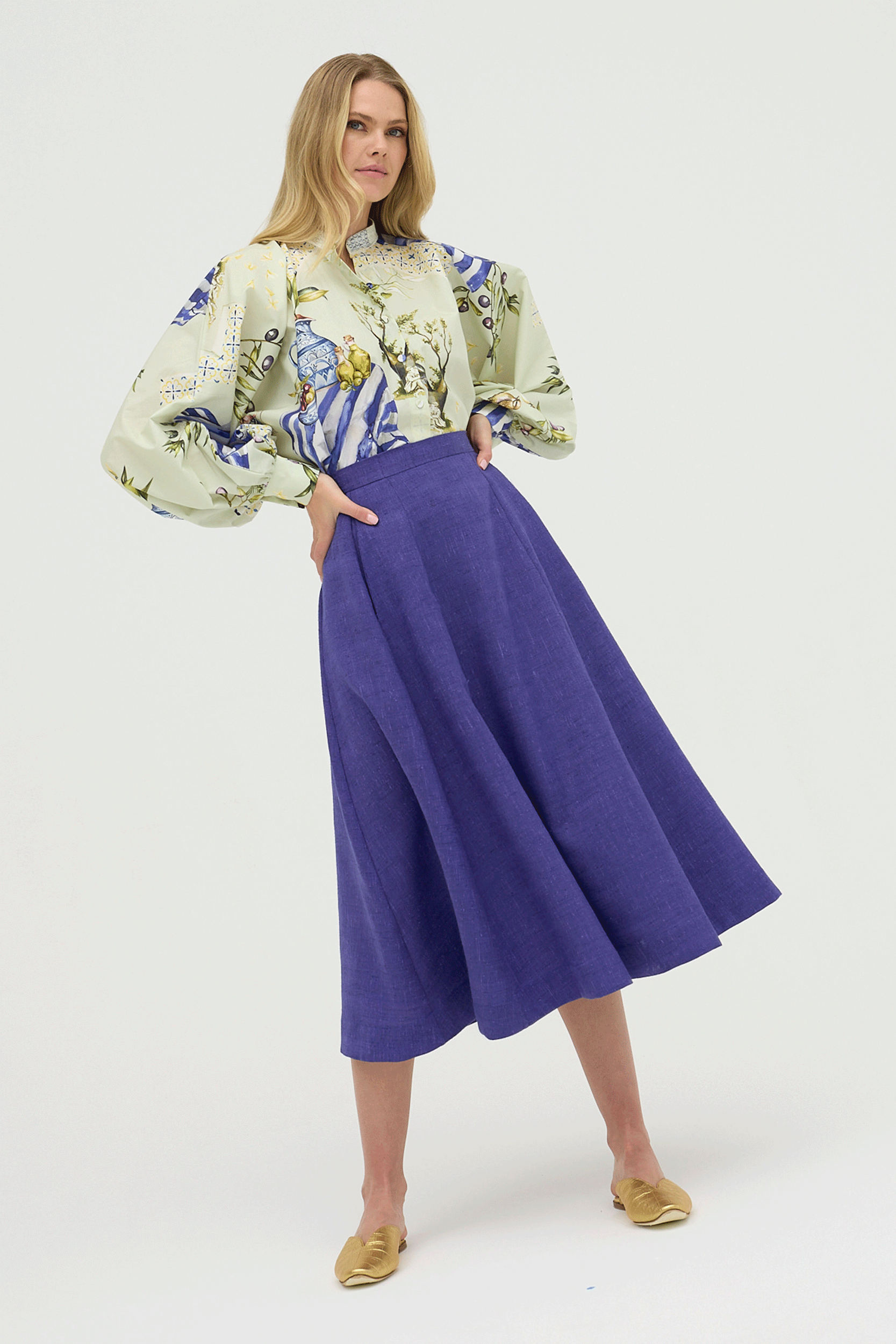 ANDREIA Skirt | Olive Tree |