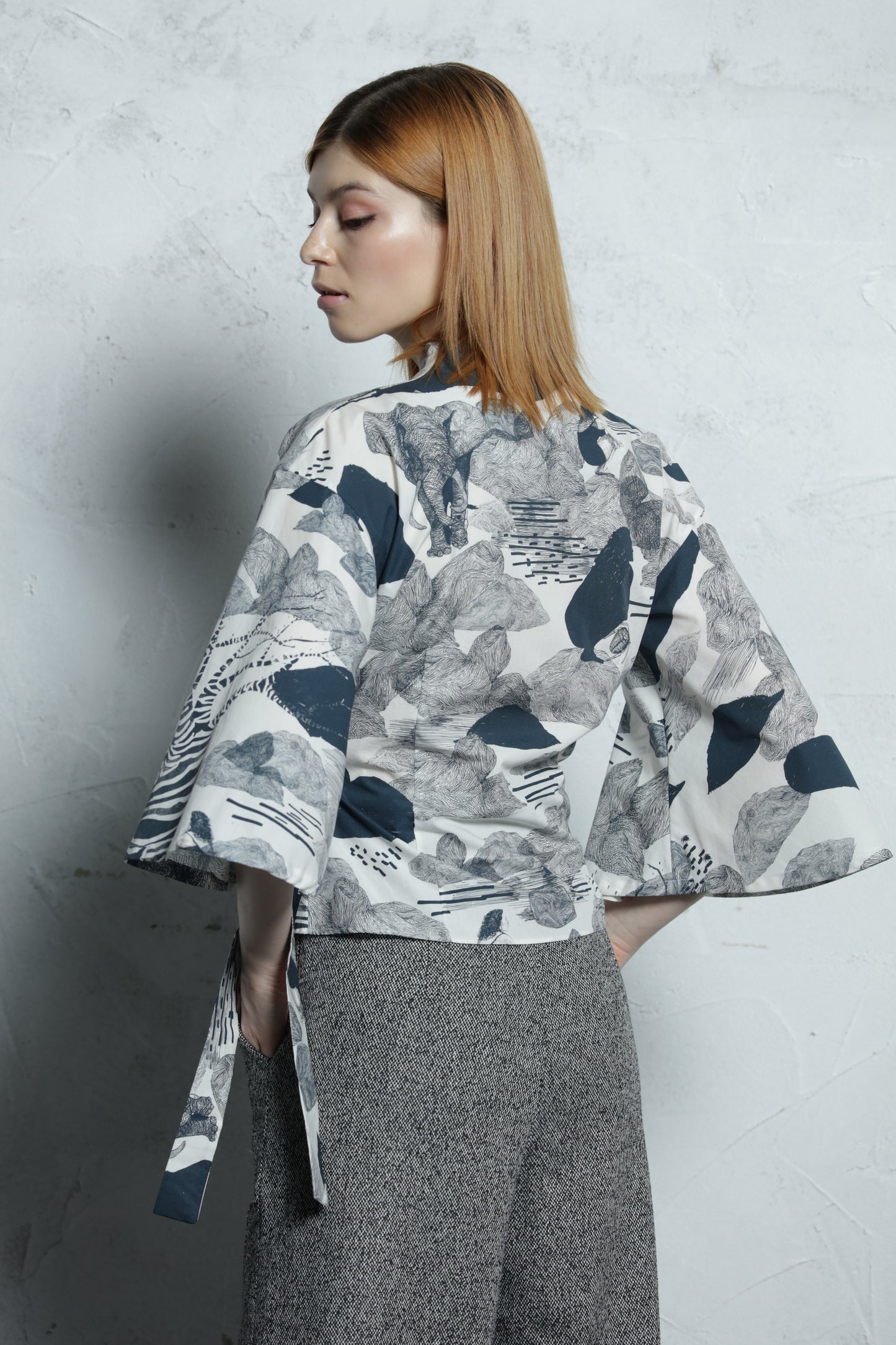 Blouse Francisca  - The spider, the stone, and the baobab   - 100% Organic Cotton