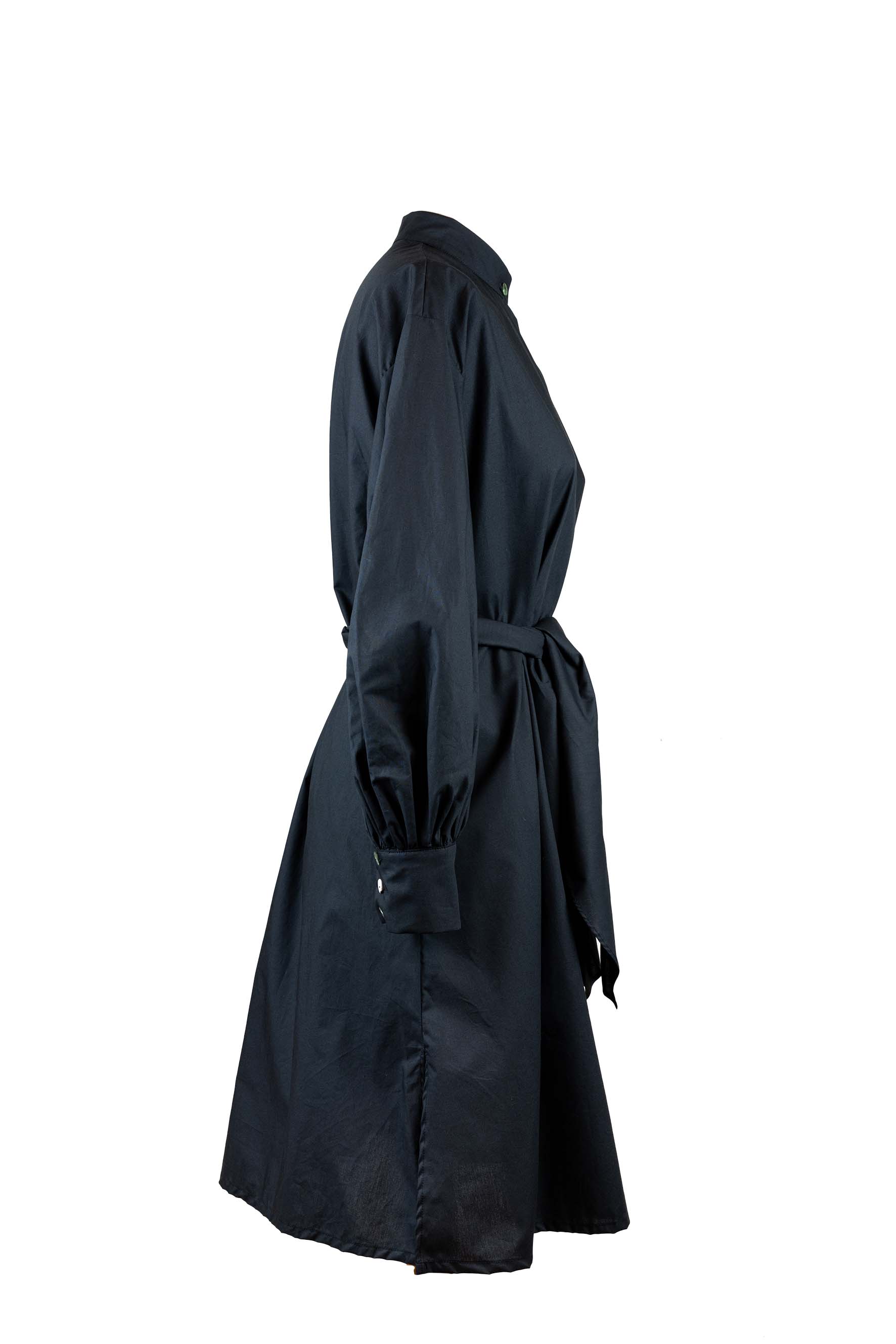 Fernanda Dress - A carvão - 100% Organic Cotton