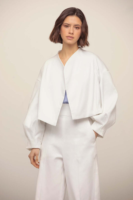 COAT CRIS  | EMBRACE | LIMITE EDITION - WHITE