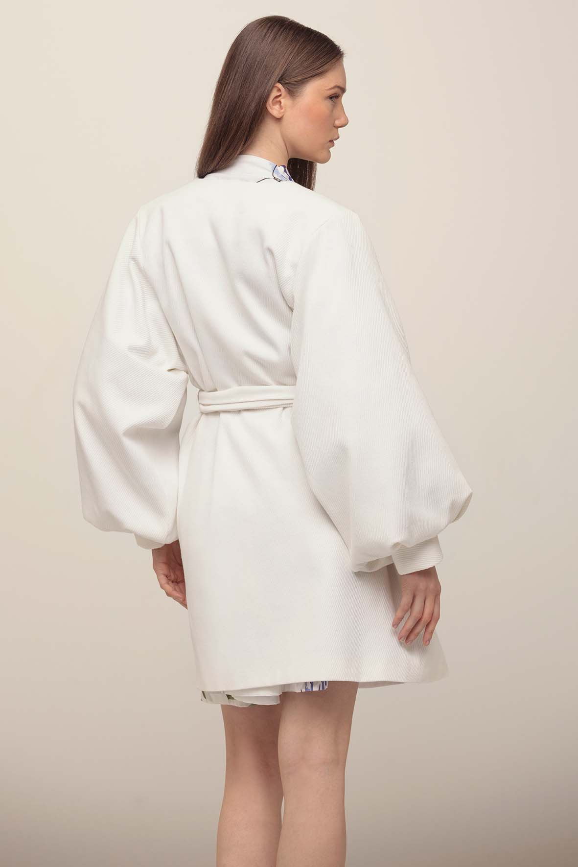 PILAR COAT || EMBRACE |LIMITE EDITION- WHITE